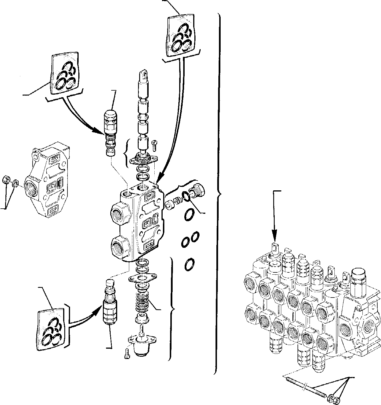 Part 9. BACKHOE CONTROL VALVE (FOR SIDE DIGGING BOOM) [6220]