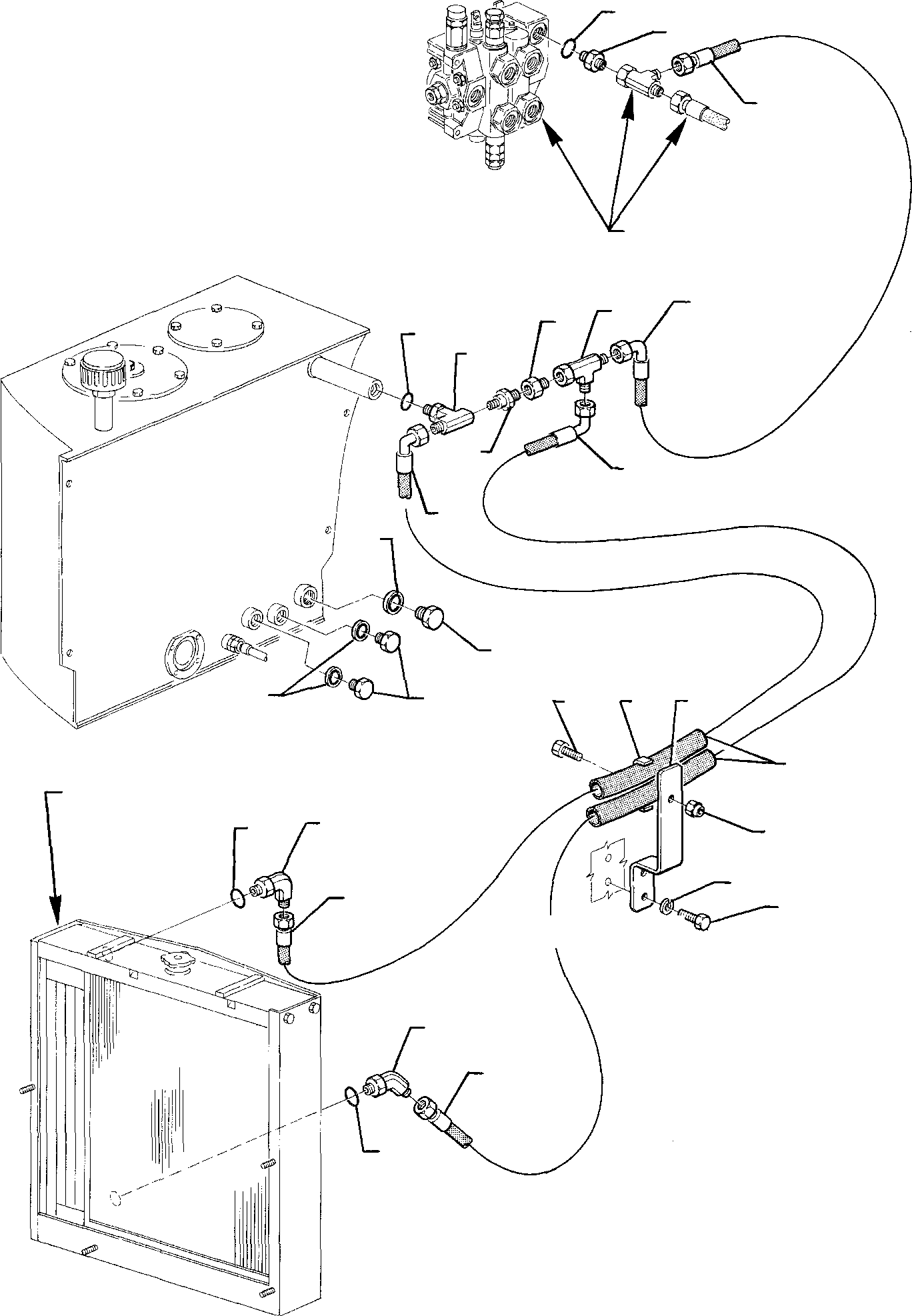 Part 15. HYDRAULIC PIPING (OIL COOLER AND RETURN LINE) [6520]