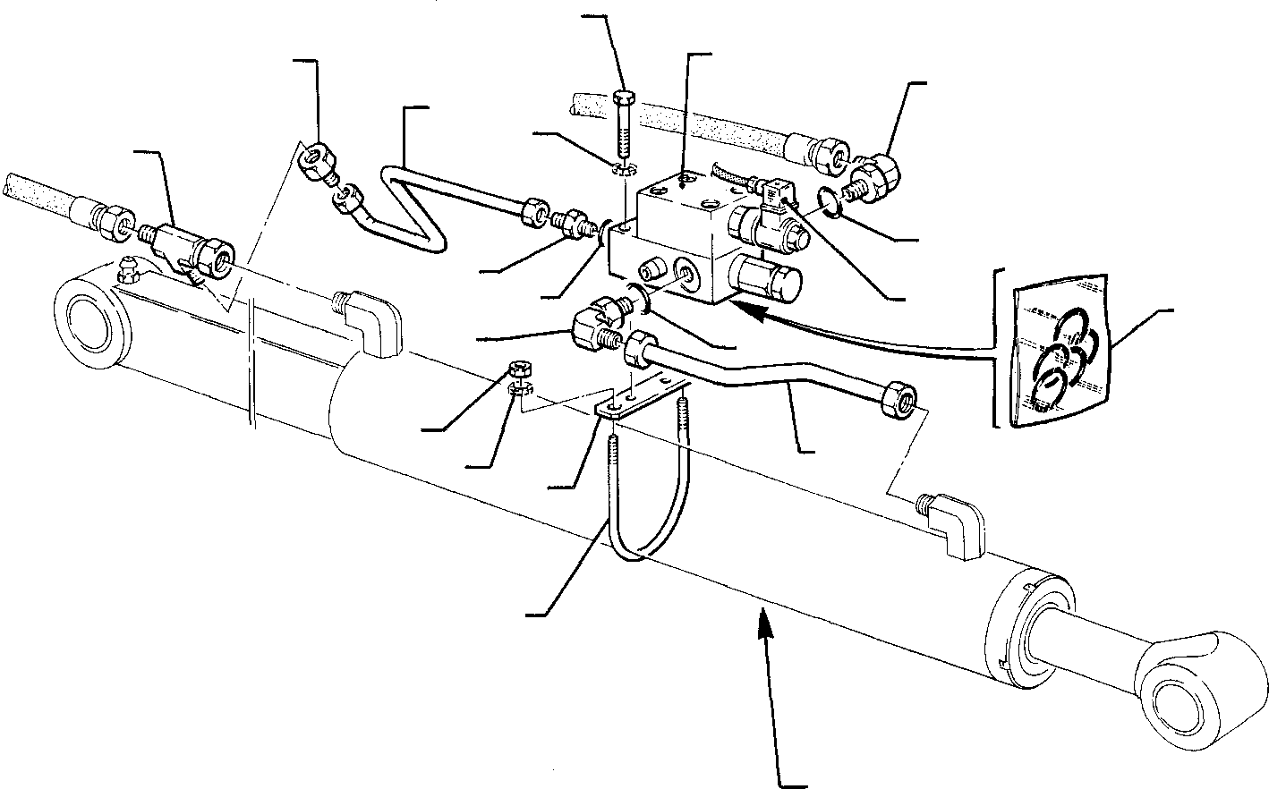 Part 20. HYDRAULIC PIPING (SHOVEL DUMP CYLINDER LINE) (SAFETY VALVE) [6615]