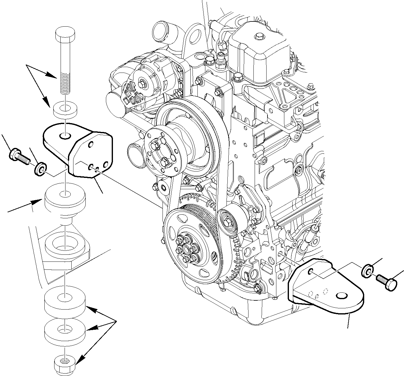 Part 1000. ENGINE MOUNTING PARTS [1000]