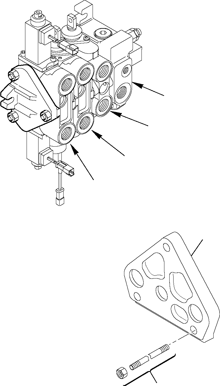 Part 6170. SHOVEL CONTROL VALVE (3-SPOOL) (5/5) [6170]