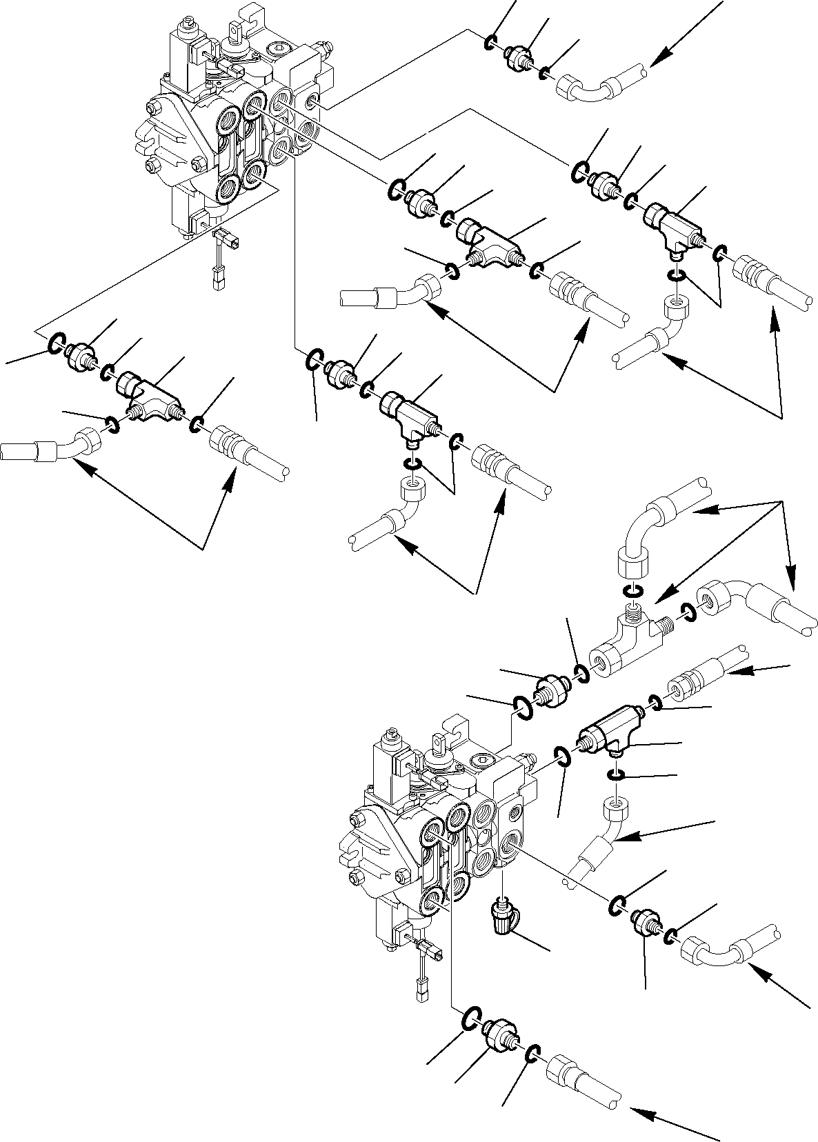 Part 6360. SHOVEL CONTROL VALVE (CONNECTING PARTS) [6360]