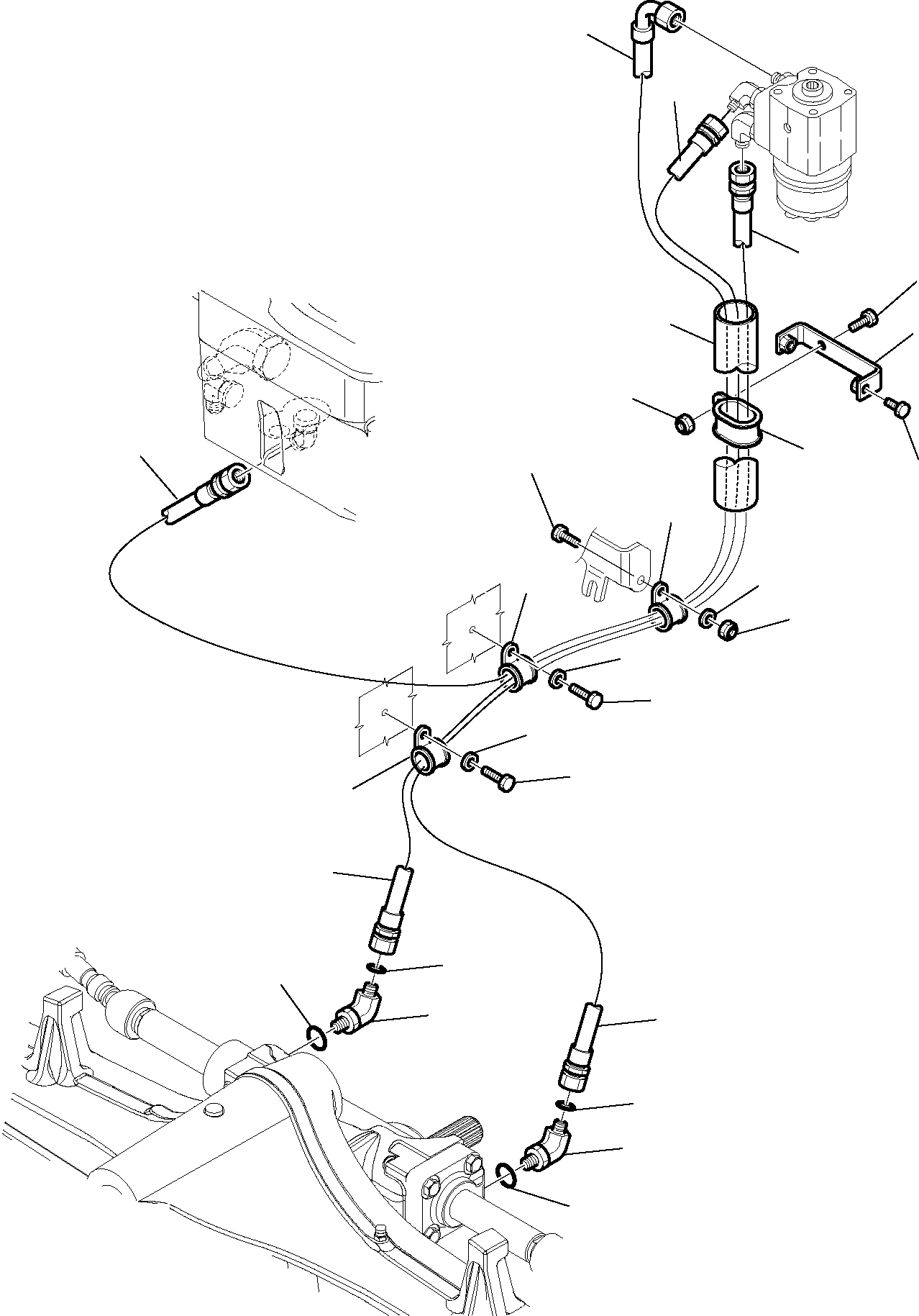 Part 6505. HYDRAULIC PIPING (STEERING LINE) (2/2) [6505]