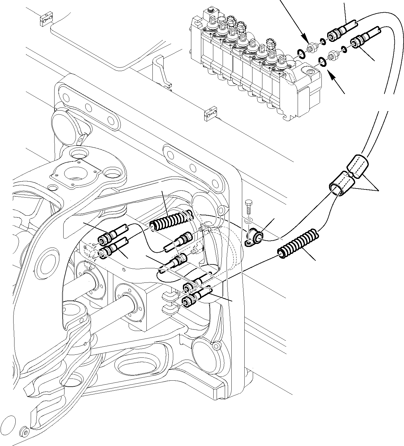 Part 6700. HYDRAULIC PIPING (BOOM SWING CYLINDER LINE) [6700]