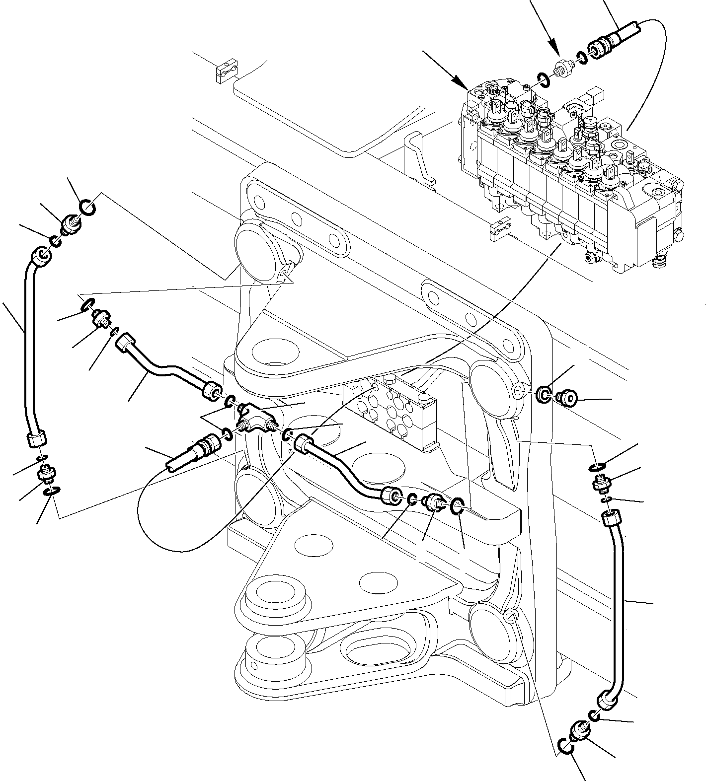 Part 6710. HIDRAULIC PIPING (SLIDING PLATE LOCKIN LINE) [6710]