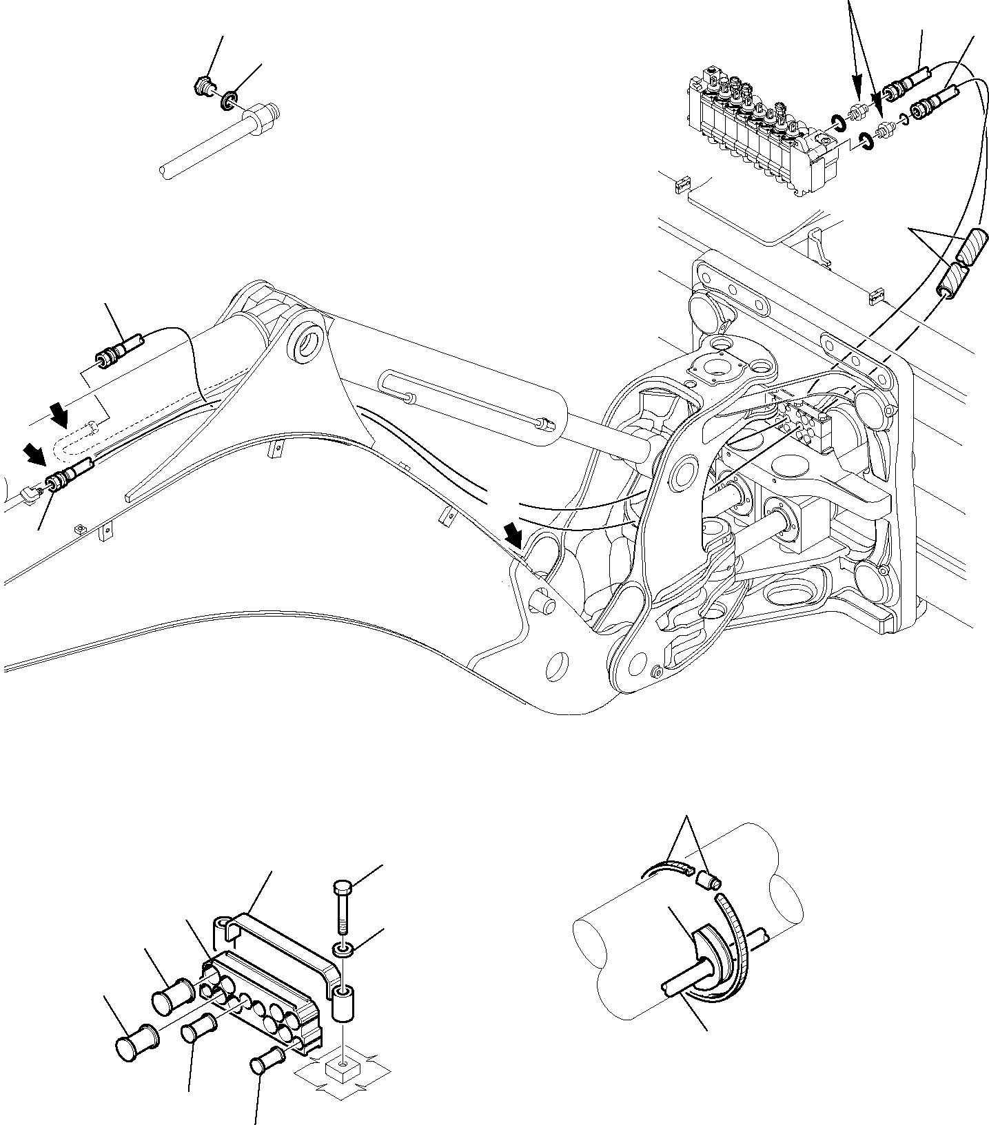 Part 6730. HYDRAULIC PIPING (ARM LINE) [6730]