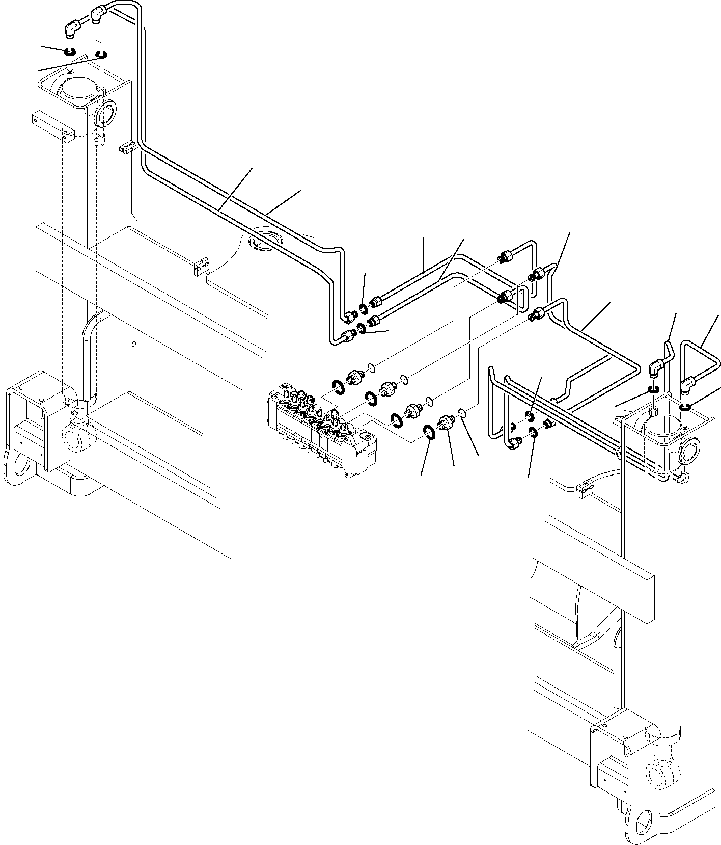 Part 6800. HYDRAULIC PIPING (OUTRIGGER CYLINDER LINE) [6800]