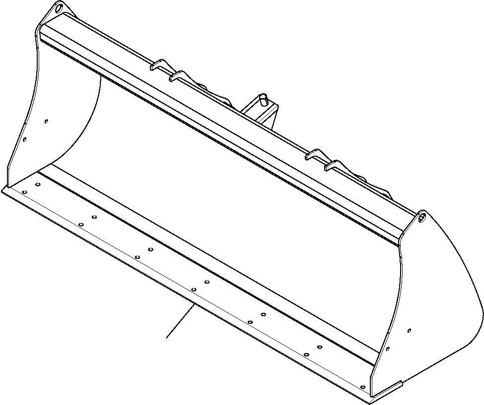 Part 7030. BUCKET (L=2180 mm) [7030]