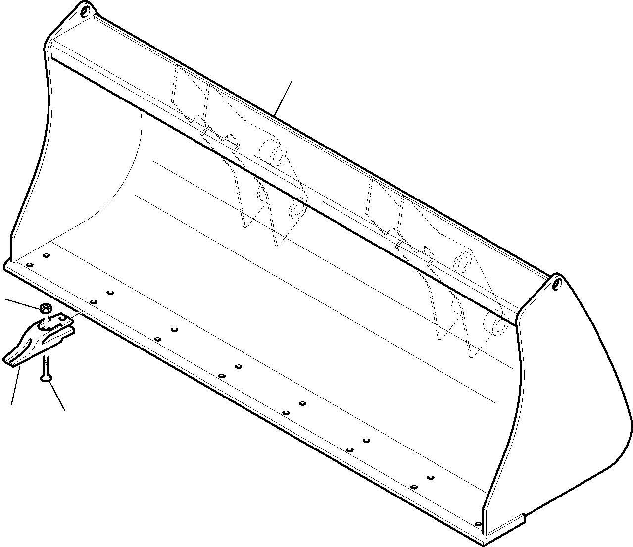 Part 7035. BUCKET (L=2320 mm) [7035]