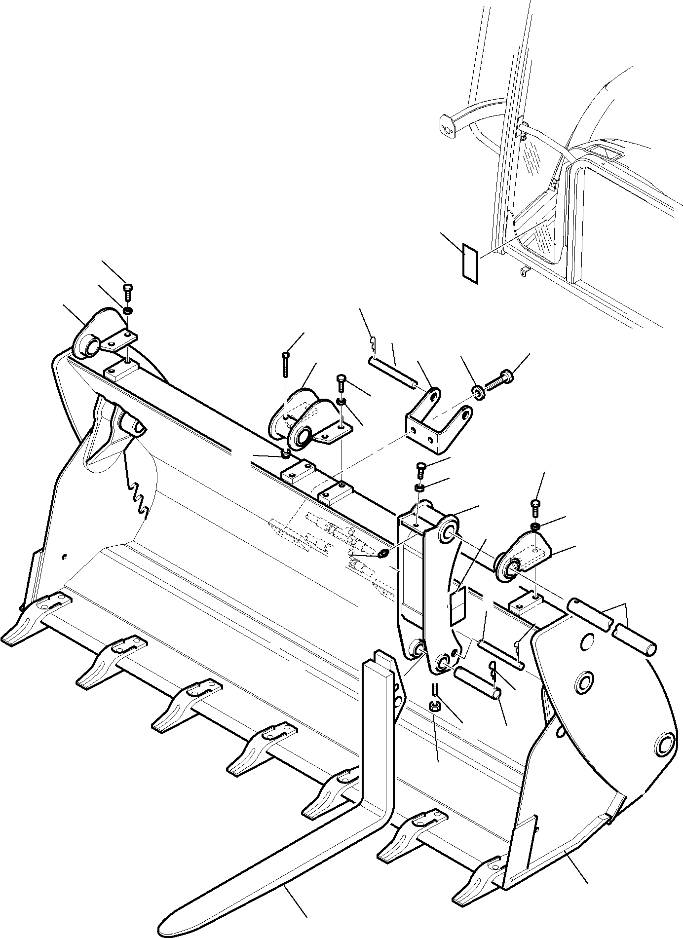 Part 7110. BUCKET 4 IN 1 (WITH FORKS) [7110]