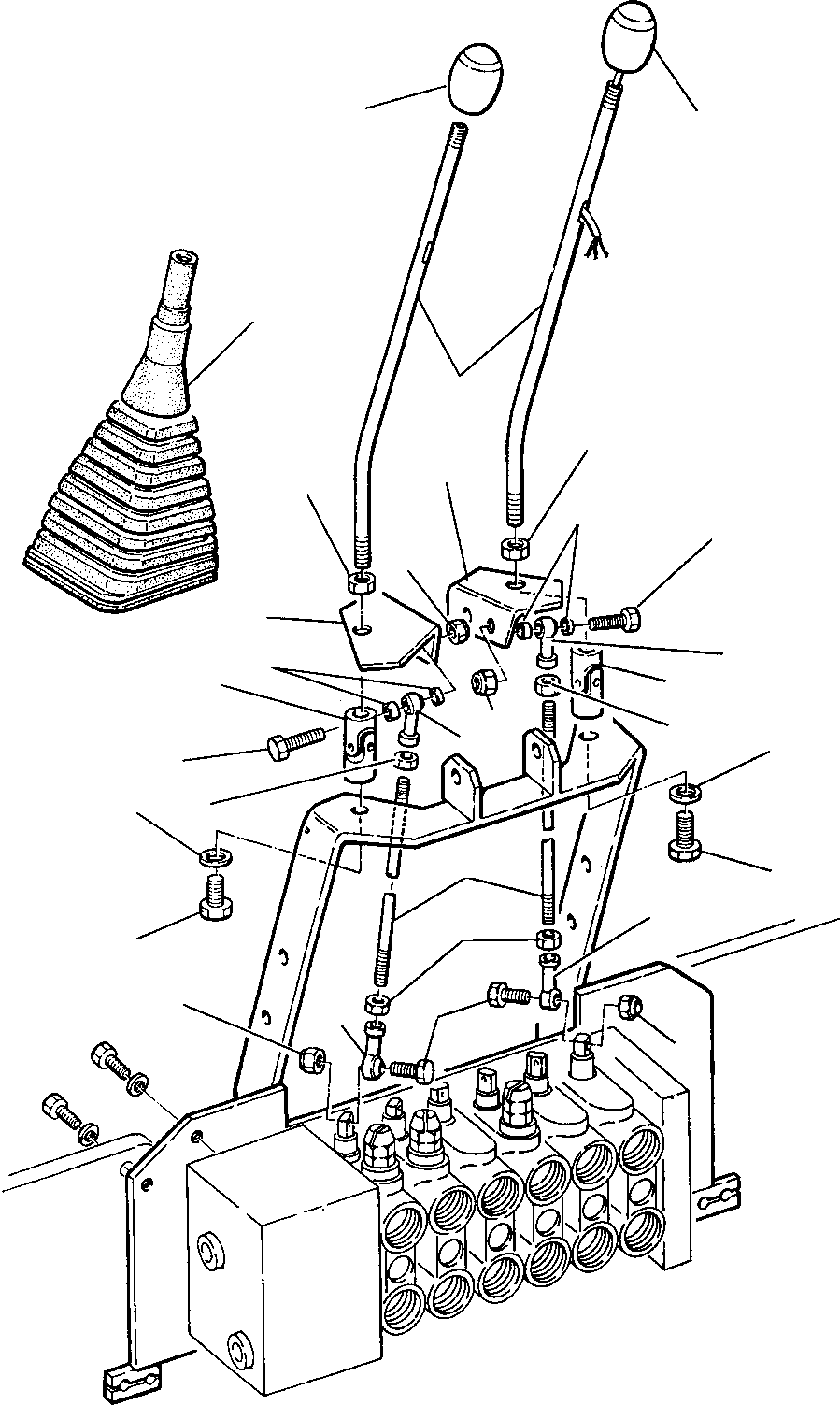 Part 6. BACKHOE CONTROL LEVERS [4400]