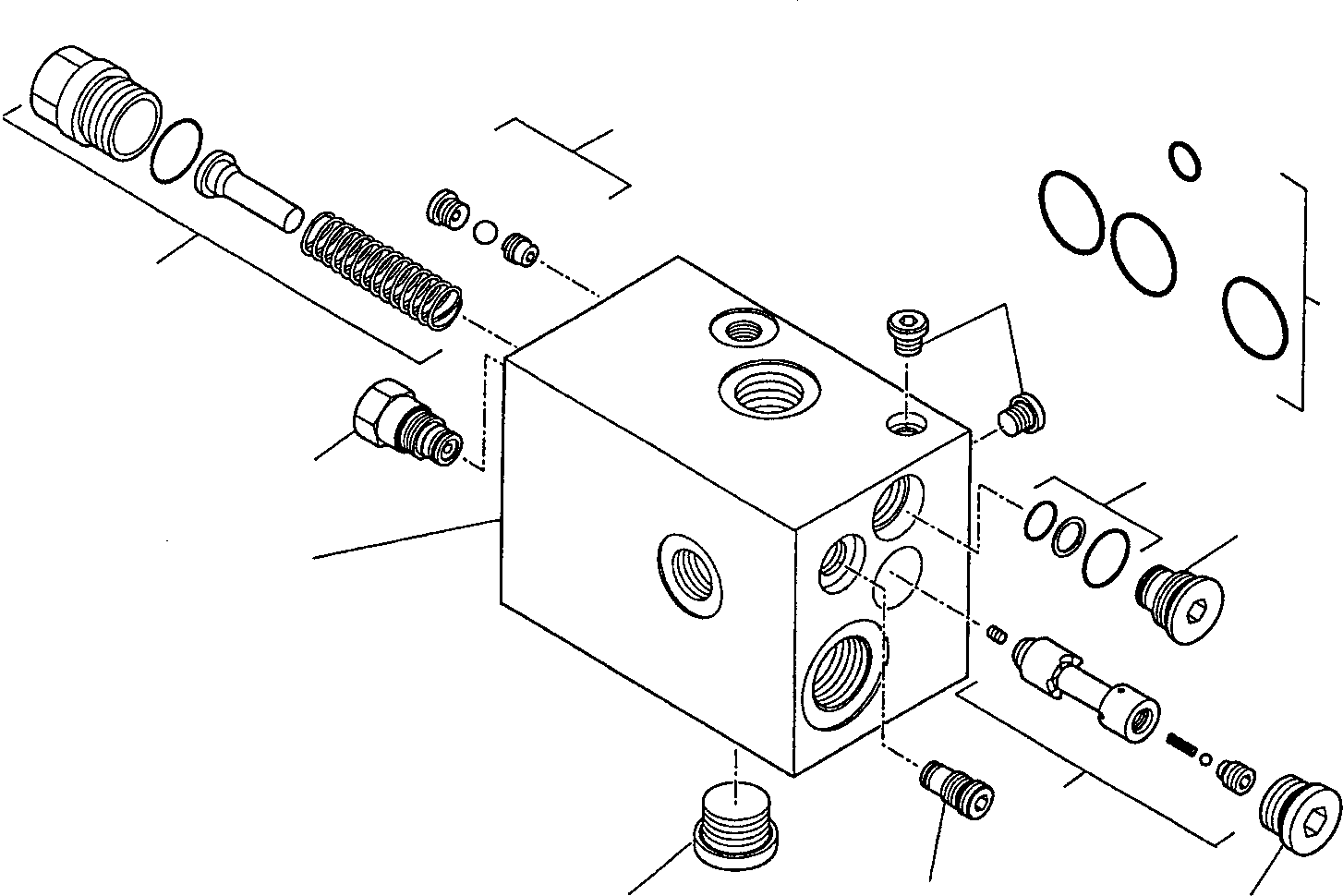 Part 12. SHOVEL CONTROL VALVE (FOR BUCKET 4 IN 1) (2/5) [6212]