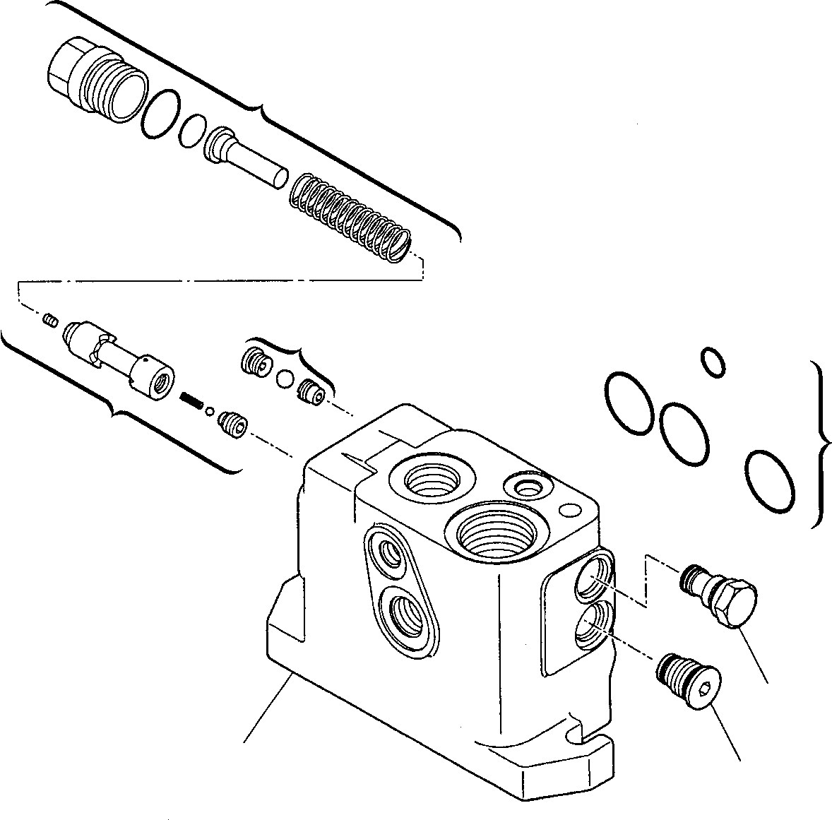 Part 13. SHOVEL CONTROL VALVE (FOR BUCKET 4 IN 1) (2/5) [6213]