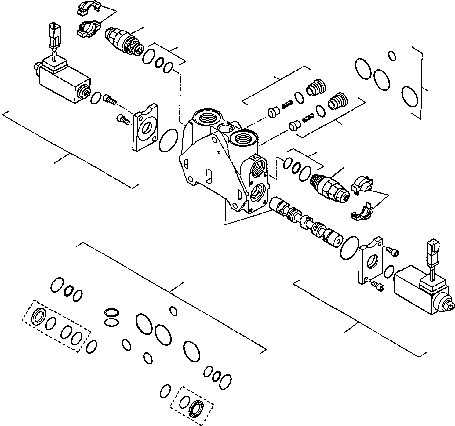 Part 16. SHOVEL CONTROL VALVE (FOR BUCKET 4 IN 1) (5/5) [6216]