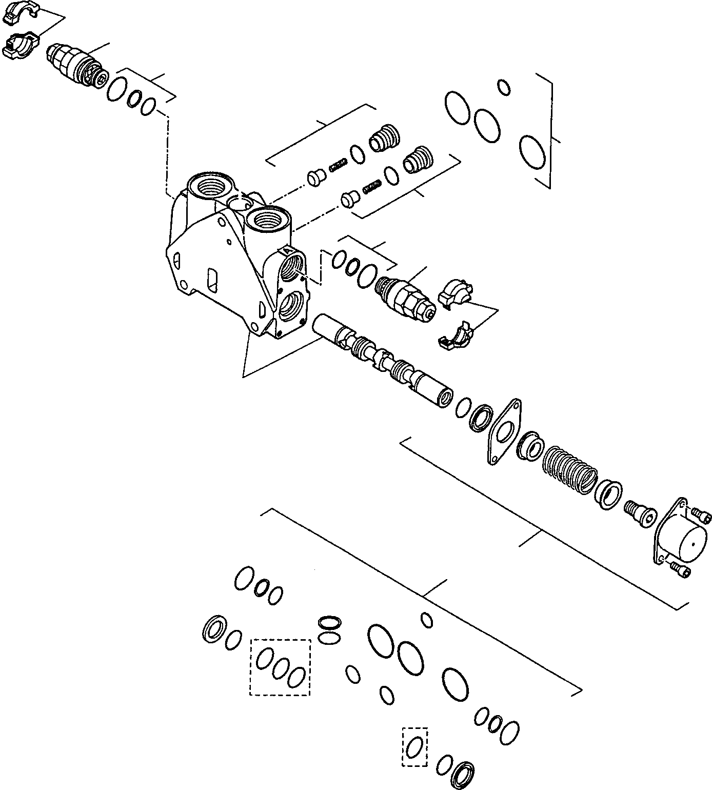 Part 22. BACKHOE CONTROL VALVE (4/8) [6255]