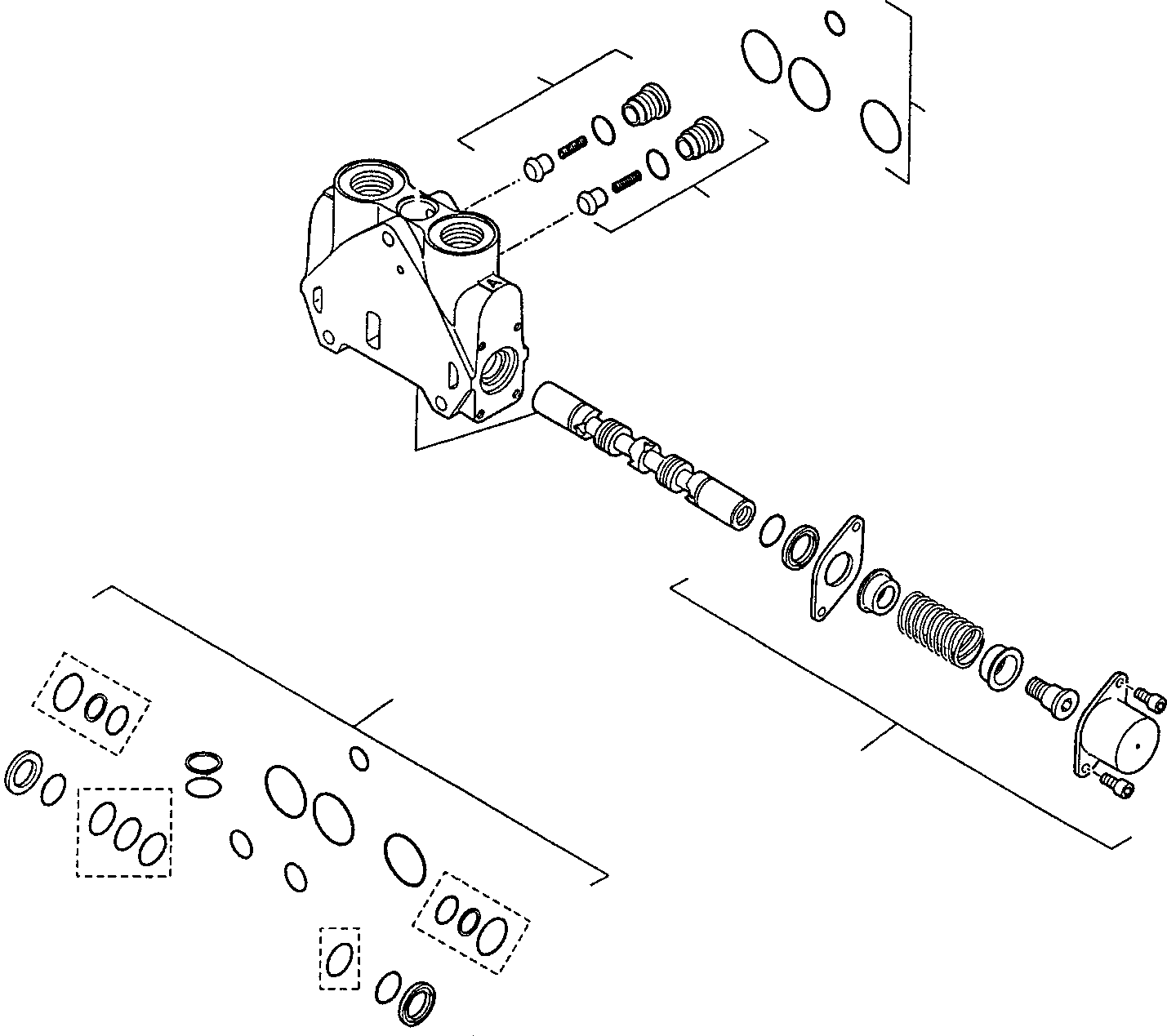 Part 23. BACKHOE CONTROL VALVE (5/8) [6256]