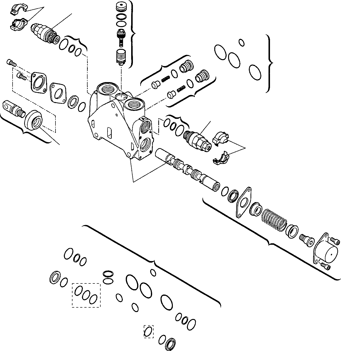 Part 33. CONTROL VALVE (7 SECTIONS) (FOR SIDE DIGGING BOOM) (2/2) [6278]