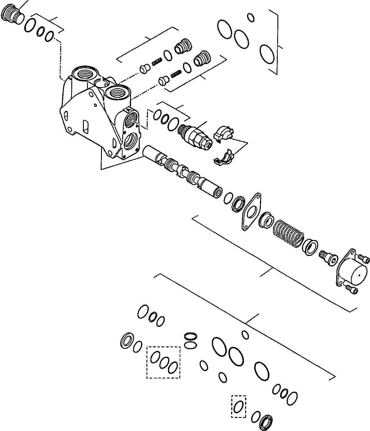 Part 36. BACKHOE CONTROL VALVE (TELESCOPIC) (2/3) [6287]