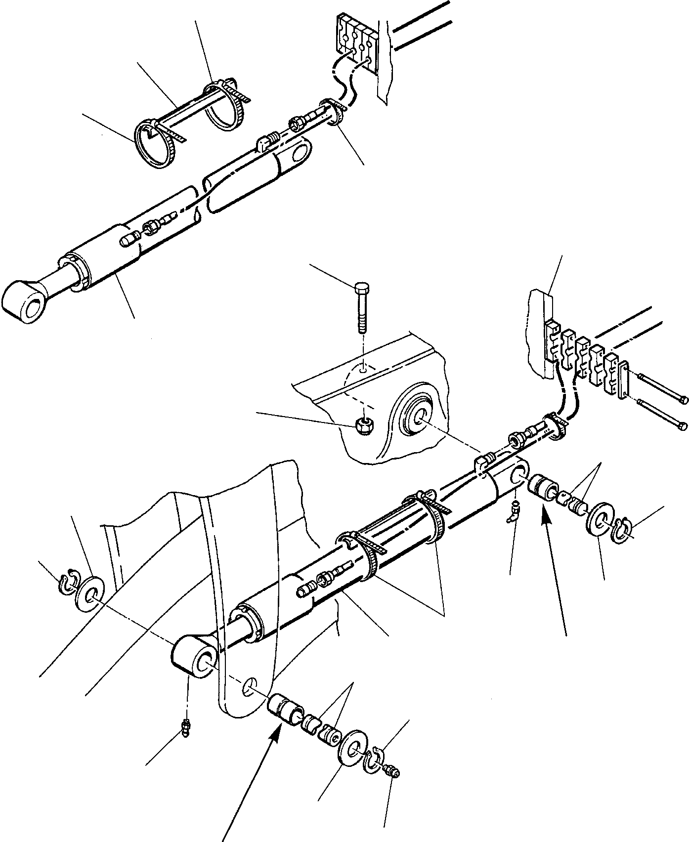 Part 46. HYDRAULIC PIPING (SHOVEL LIFTING CYLINDER LINE) (2/2) [6605]