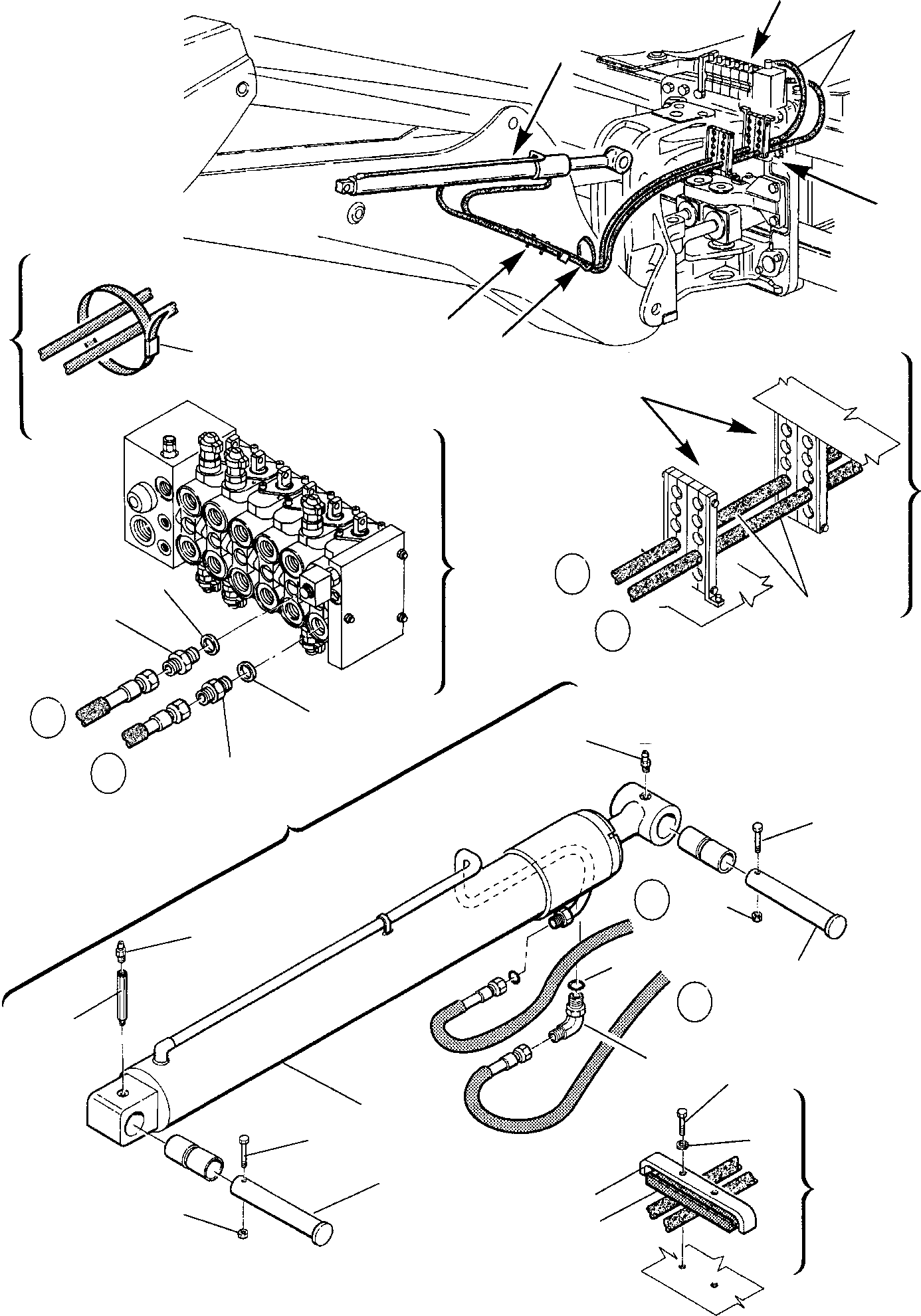 Part 55. HYDRAULIC PIPING (BOOM CYLINDER LINE) [6720]