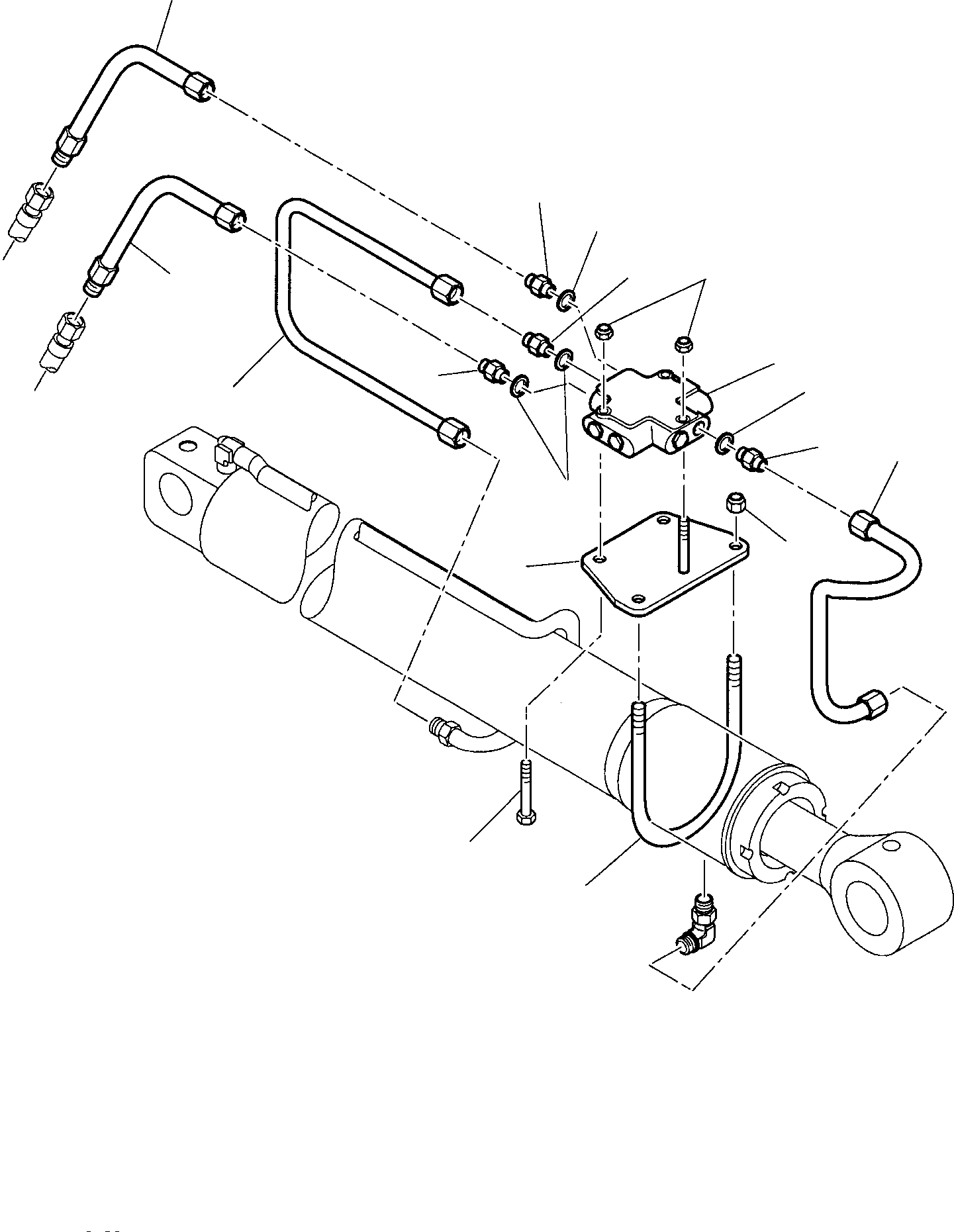 Part 56. HYDRAULIC PIPING (BOOM CYLINDER) (SAFETY VALVE) [6725]