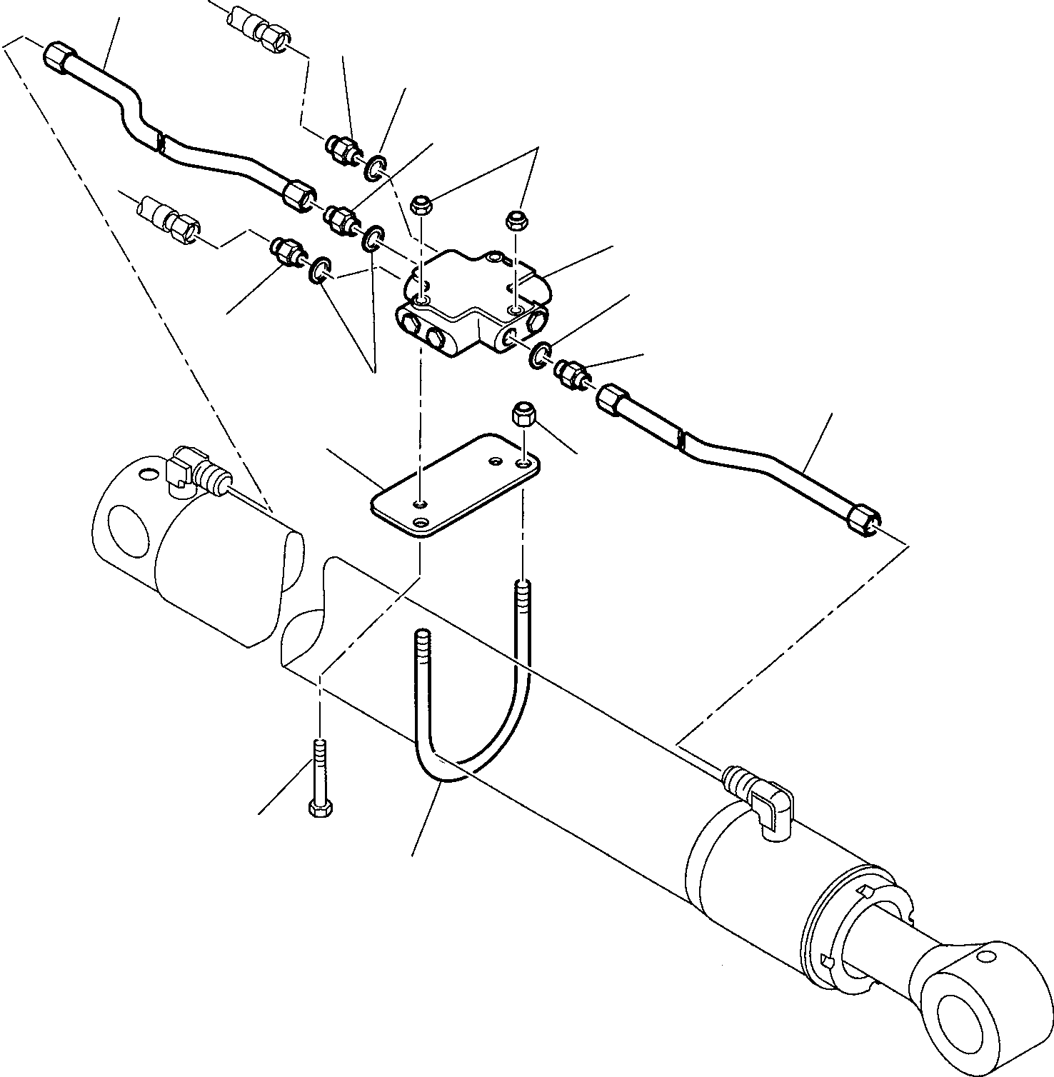 Part 58. HYDRAULIC PIPING (ARM CYLINDER LINE) (SAFETY VALVE) [6735]