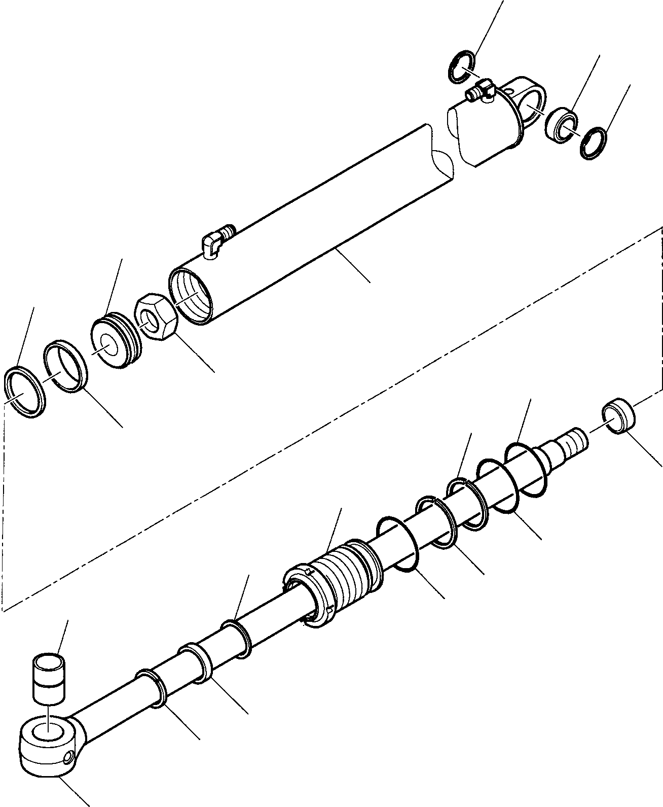 Part 17. ARM CYLINDER (FOR SIDE DIGGING BOOM) [7215]