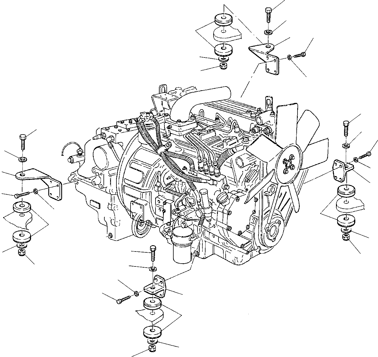 Part 1. ENGINE MOUNTING PARTS [1000]