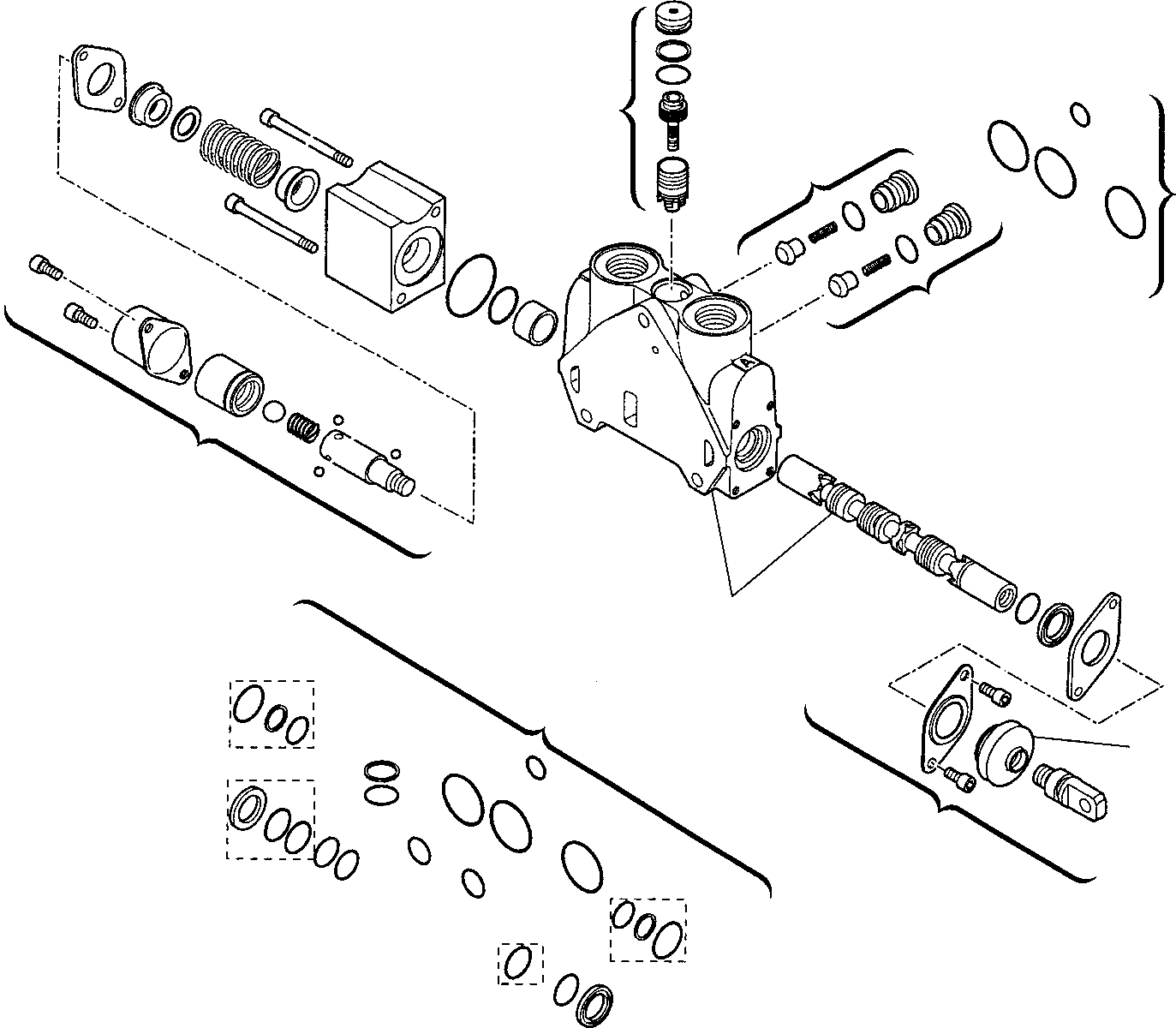 Part 11. SHOVEL CONTROL VALVE (WITH RETURN TO DIG) (3/4) [6240]