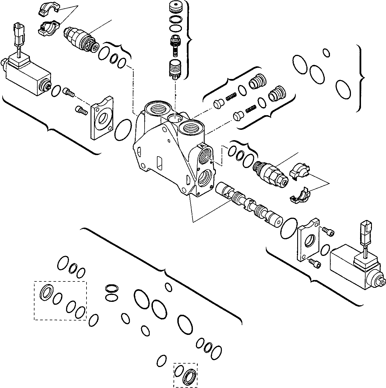 Part 17. SHOVEL CONTROL VALVE (FOR BUCKET 4 IN 1) (5/5) [6280]