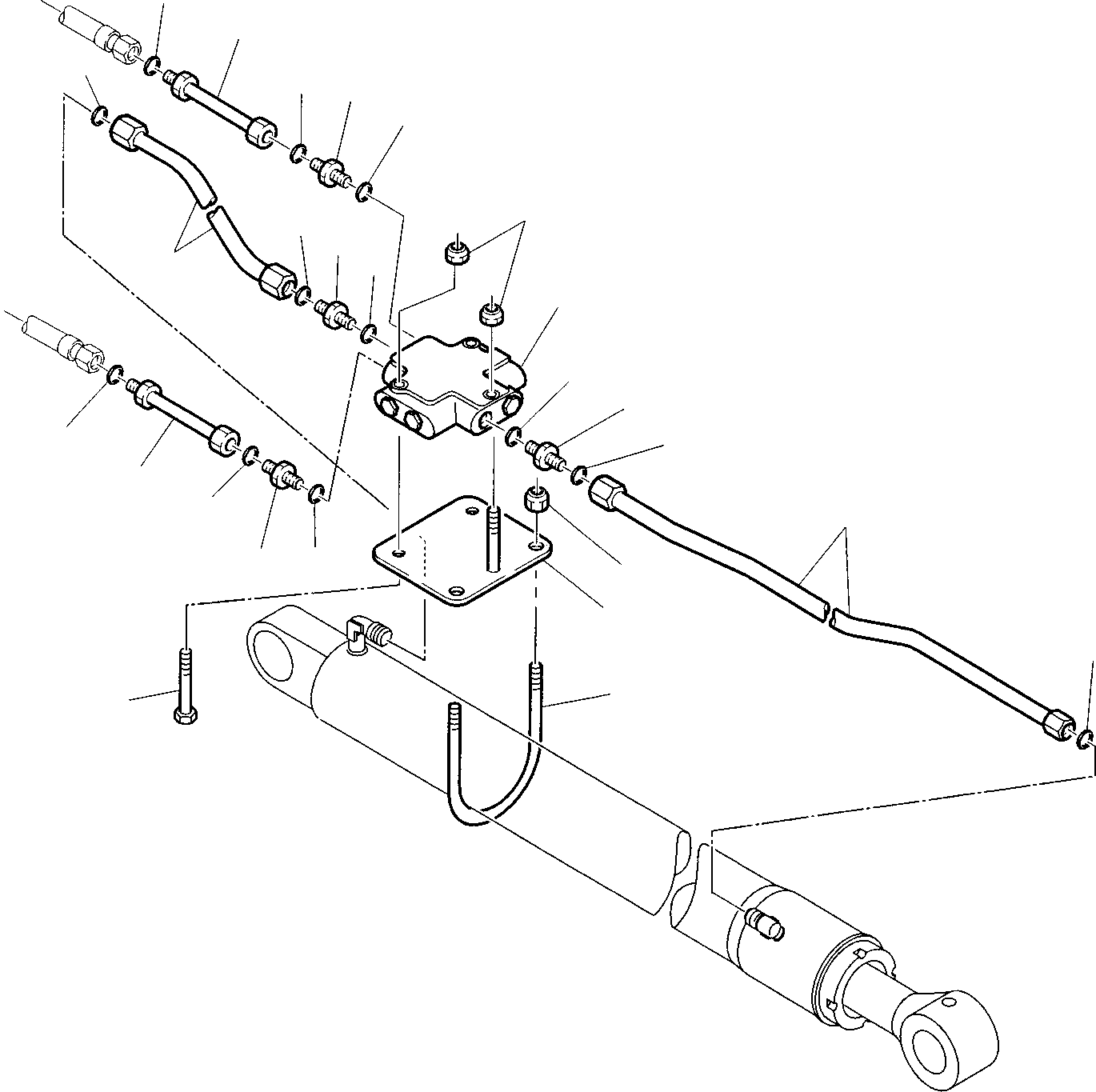 Part 43. HYDRAULIC PIPING (SHOVEL LIFTING CYLINDER) (SAFETY VALVE) [6620]