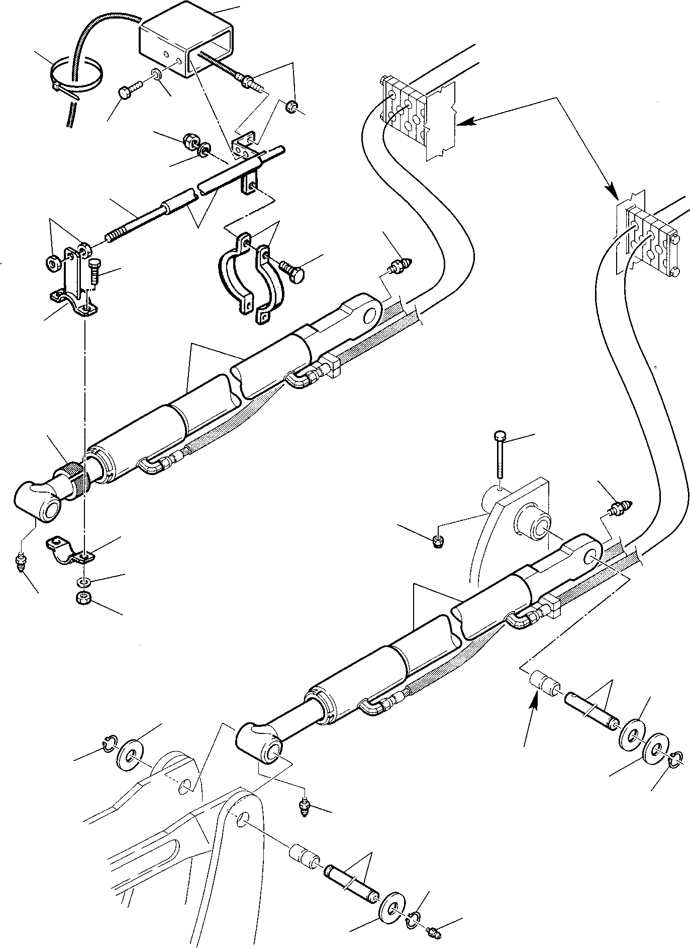 Part 46. HYDRAULIC PIPING (SHOVEL TIPPING CYLINDER LINE) (2/2) [6640]