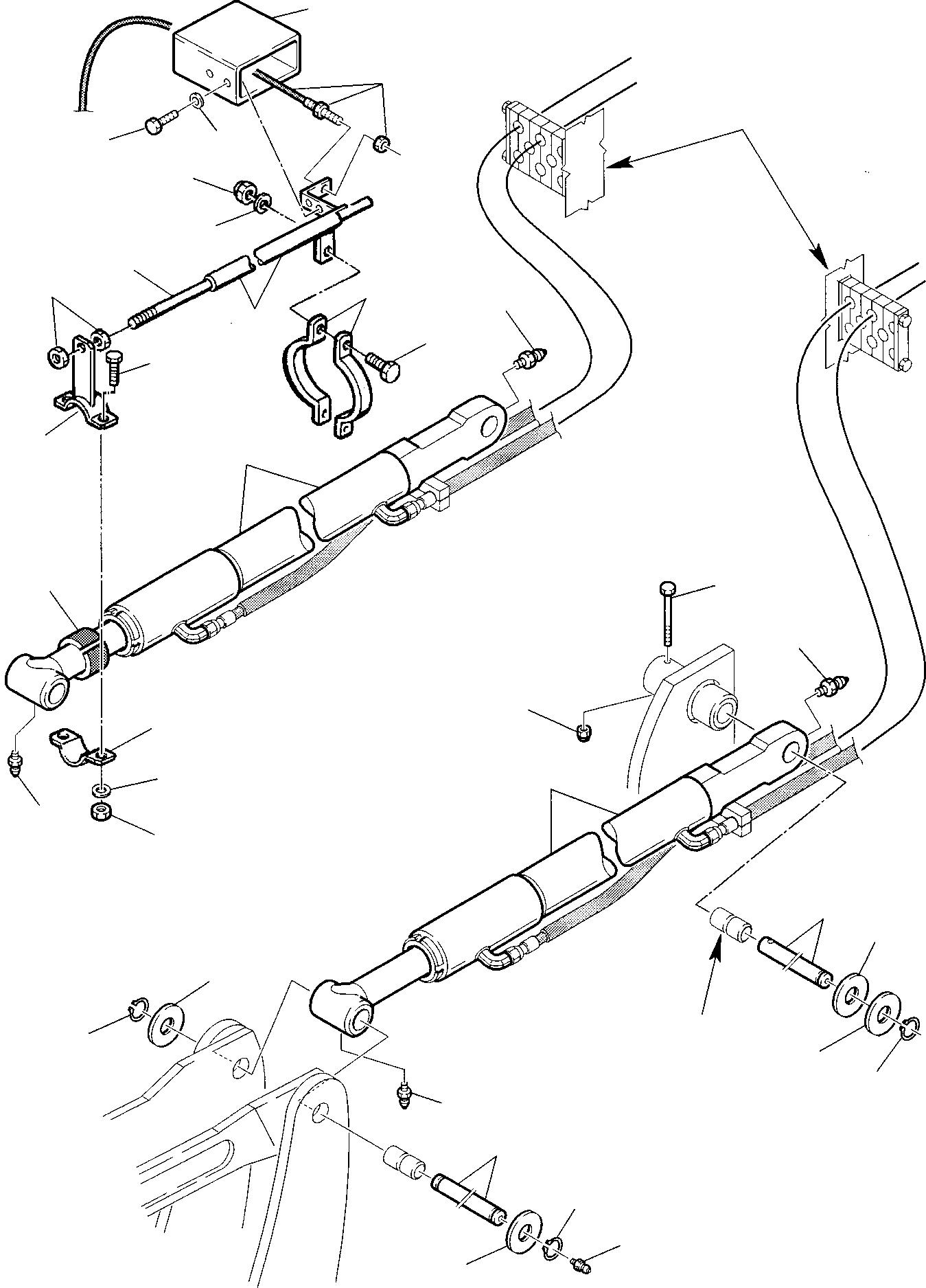 Part 47. HYDRAULIC PIPING (SHOVEL TIPPING CYLINDER LINE) (WITH RETURN TO DIG) [6645]