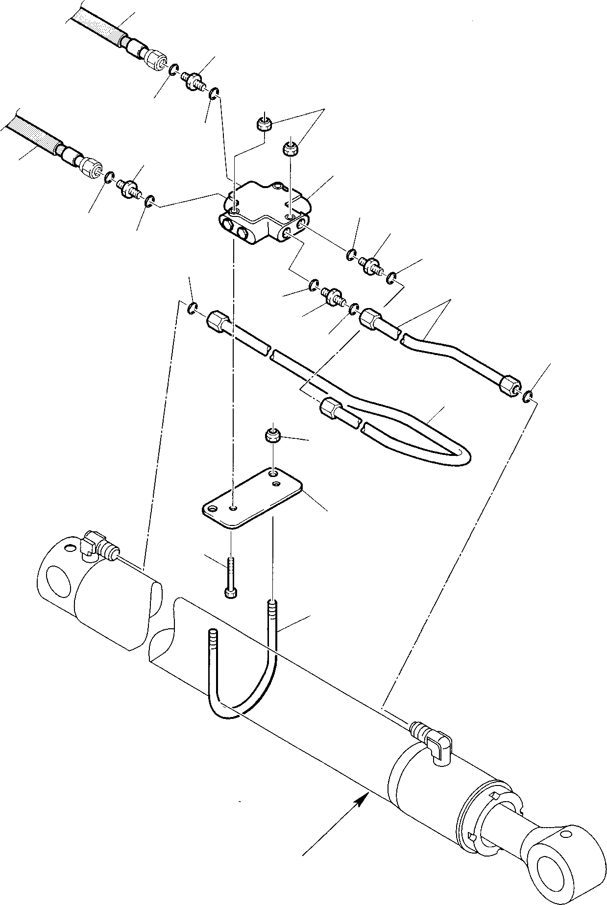 Part 59. HYDRAULIC PIPING (ARM CYLINDER LINE) (SAFETY VALVE) [6735]