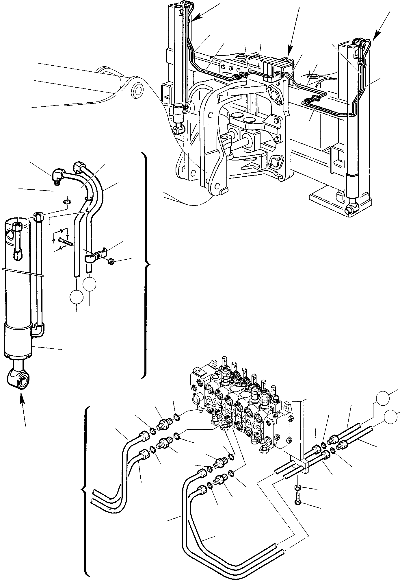 Part 64. HYDRAULIC PIPING (VERTICAL OUTRIGGER CYLINDER LINE) [6780]