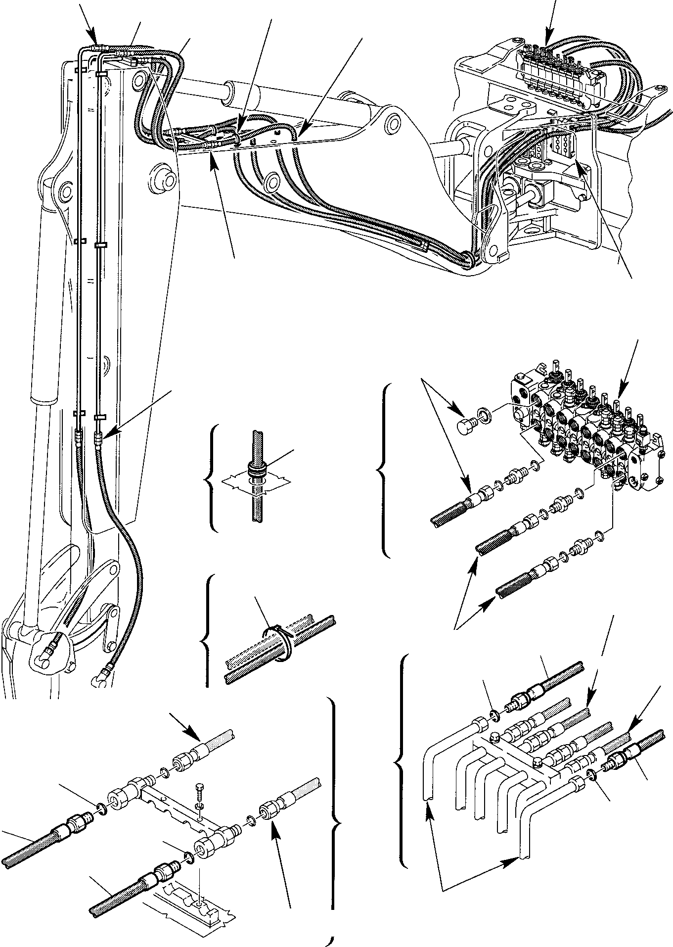 Part 71. HAMMER HYDRAULIC PIPING WITH JIG ARM (1/2) [6860]