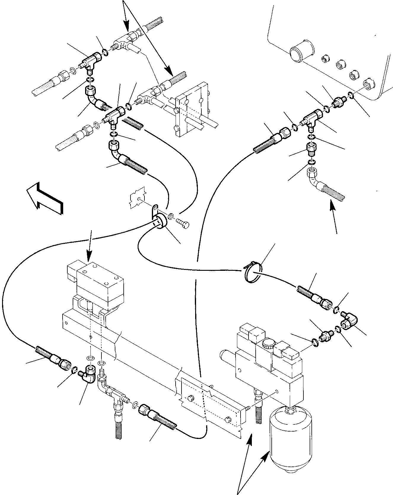 Part 75. HYDRAULIC PIPING (RIDE CONTROL) (WITH HAMMER) (2/2) (OPTIONAL) [6920]