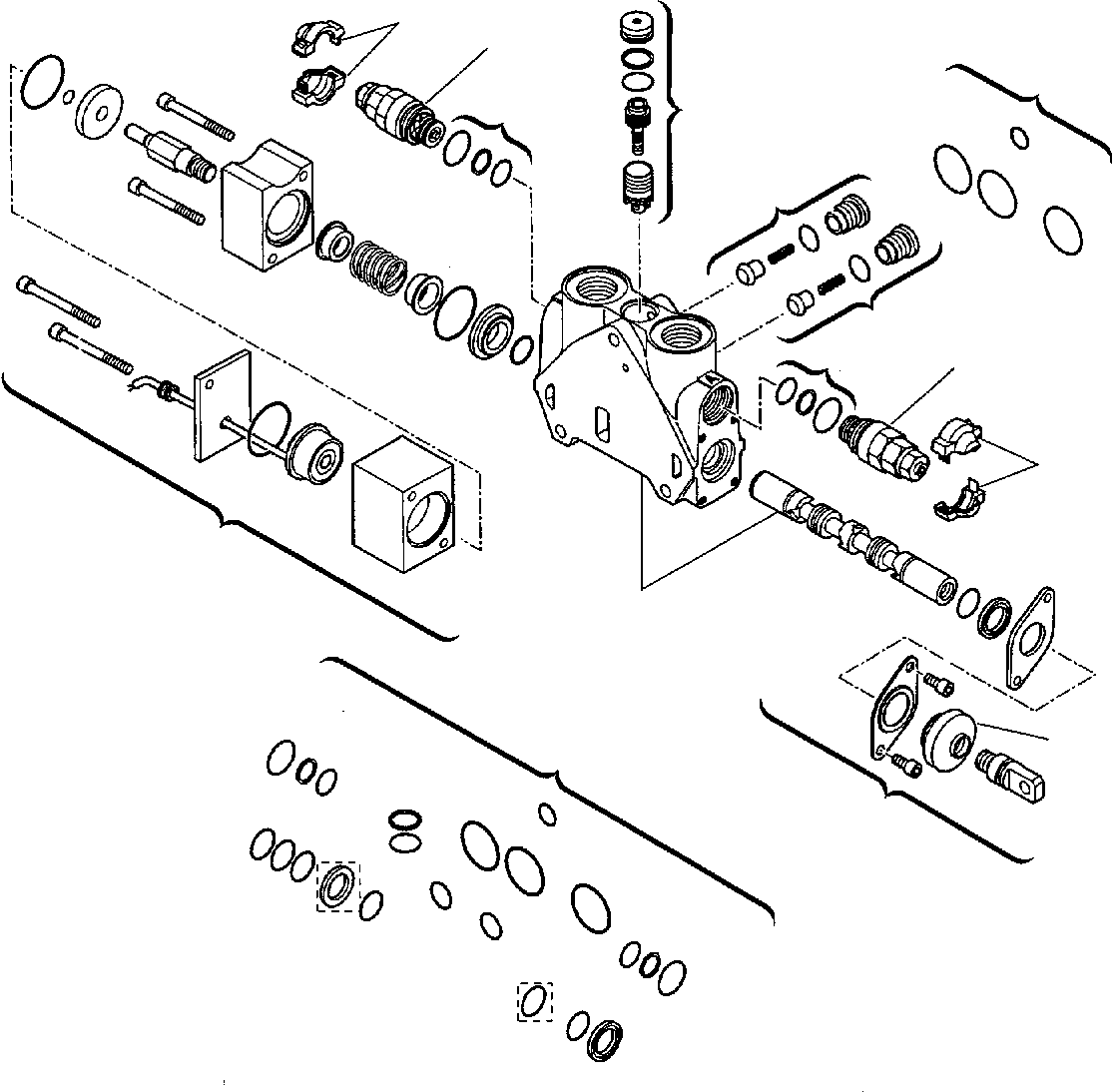 Part 12. SHOVEL CONTROL VALVE (WITH RETURN TO DIG) (4/4) [6245]