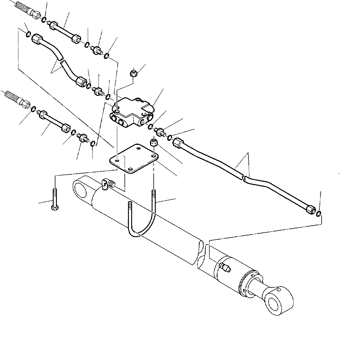 Part 43. HYDRAULIC PIPING (SHOVEL LIFTING CYLINDER) (SAFETY VALVE) [6620]