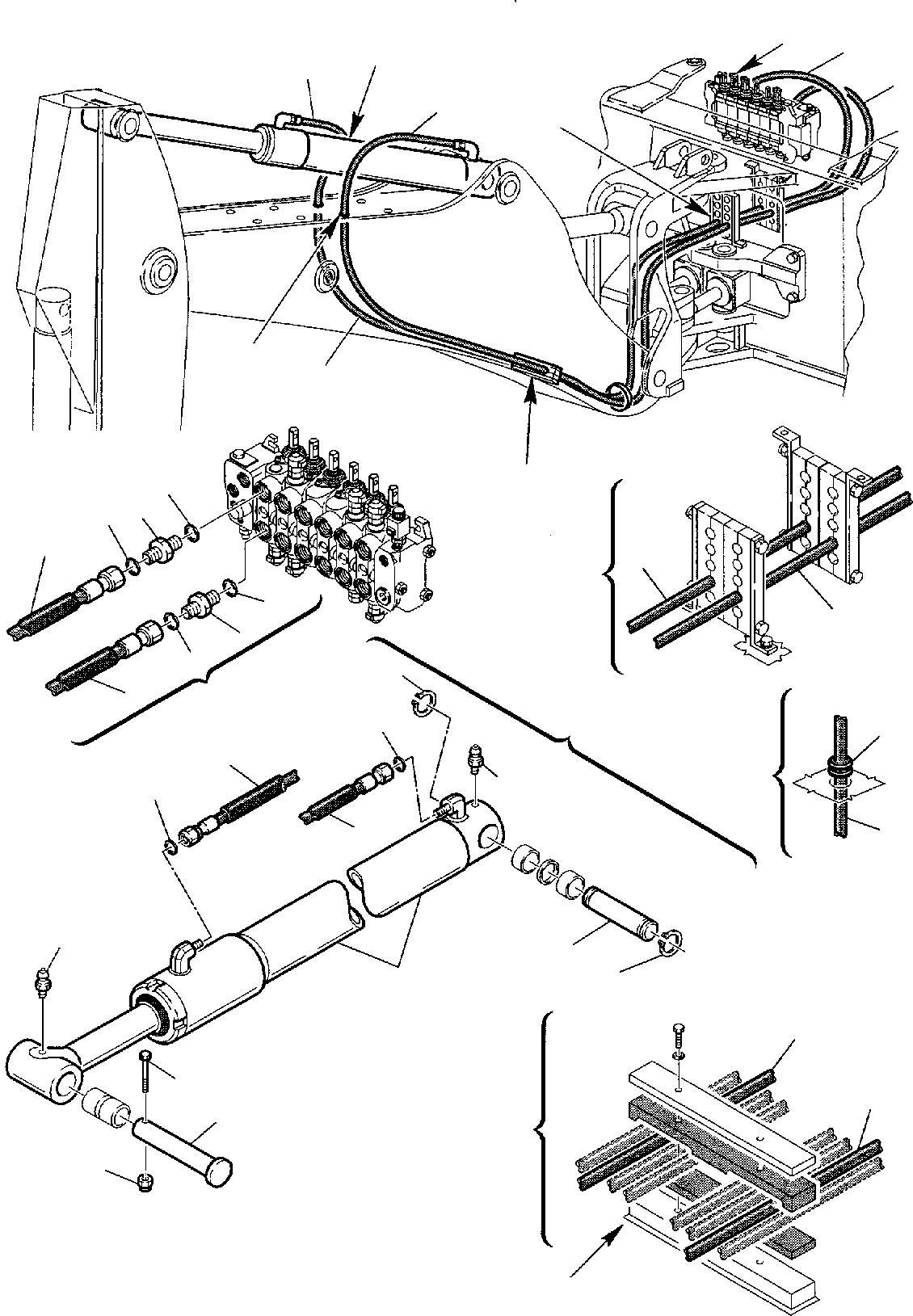 Part 58. HYDRAULIC PIPING (ARM CYLINDER LINE) [6730]