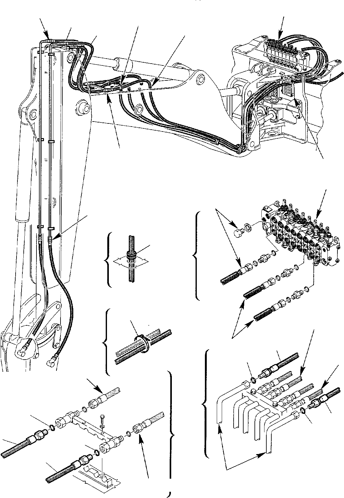 Part 71. HAMMER HYDRAULIC PIPING WITH JIG ARM (1/2) [6860]