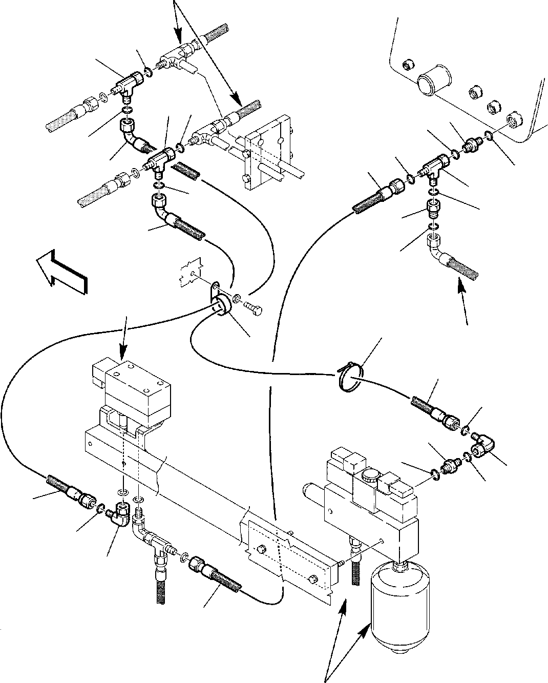 Part 75. HYDRAULIC PIPING (RIDE CONTROL) (WITH HAMMER) (2/2) (OPTIONAL) [6920]