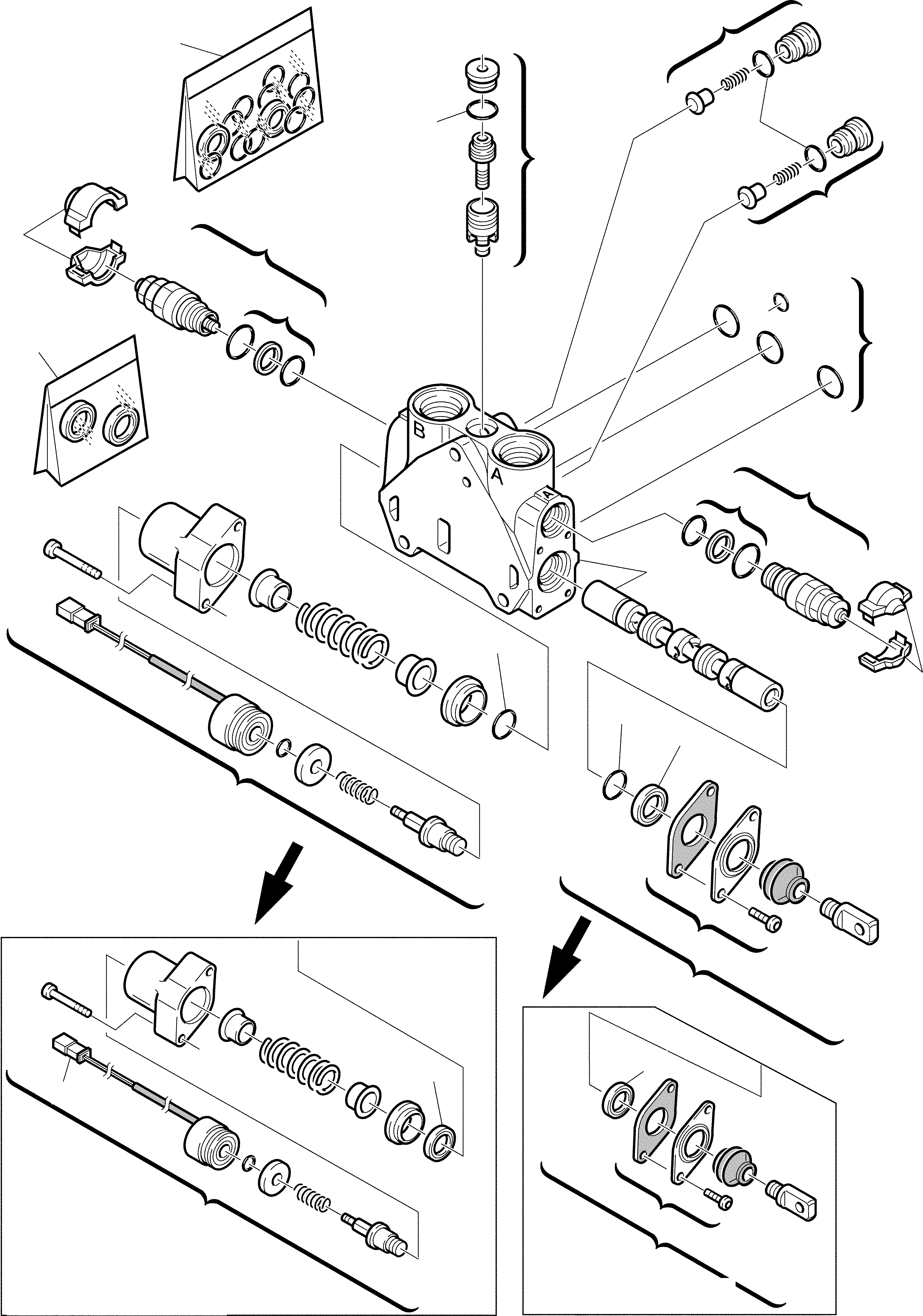 Part 14. SHOVEL CONTROL VALVE (WITH RETURN TO DIG) (4/4) [6245]