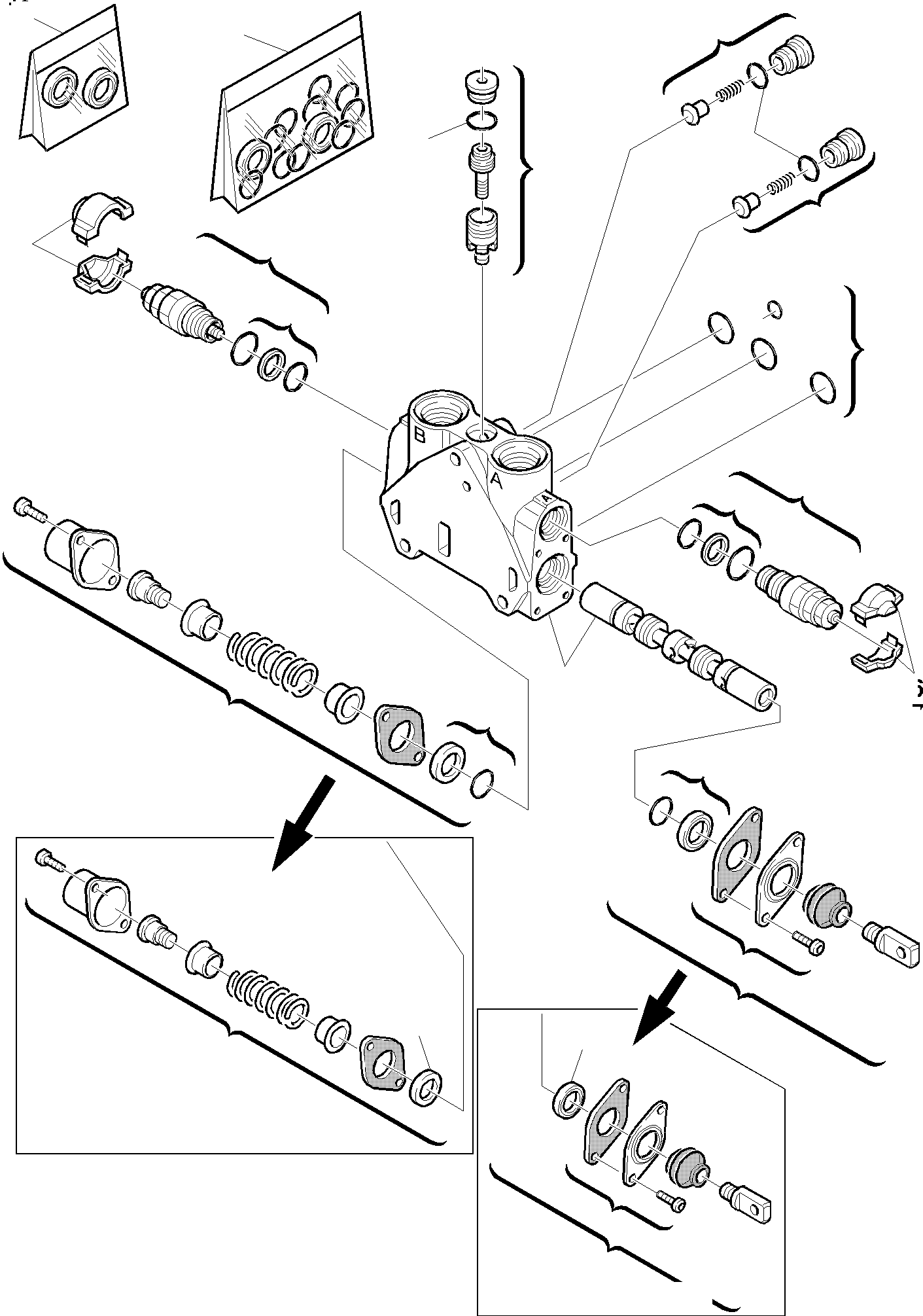 Part 18. SHOVEL CONTROL VALVE (FOR BUCKET 4 IN 1) (4/5) [6275]