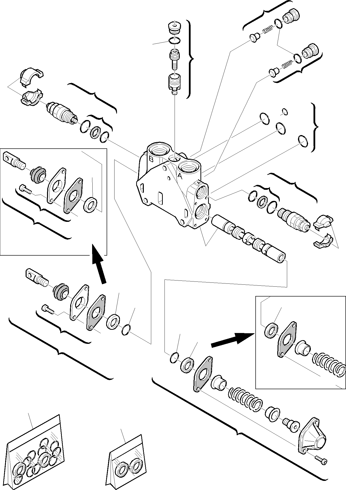 Part 23. BACKHOE CONTROL VALVE (3/8) [6300]