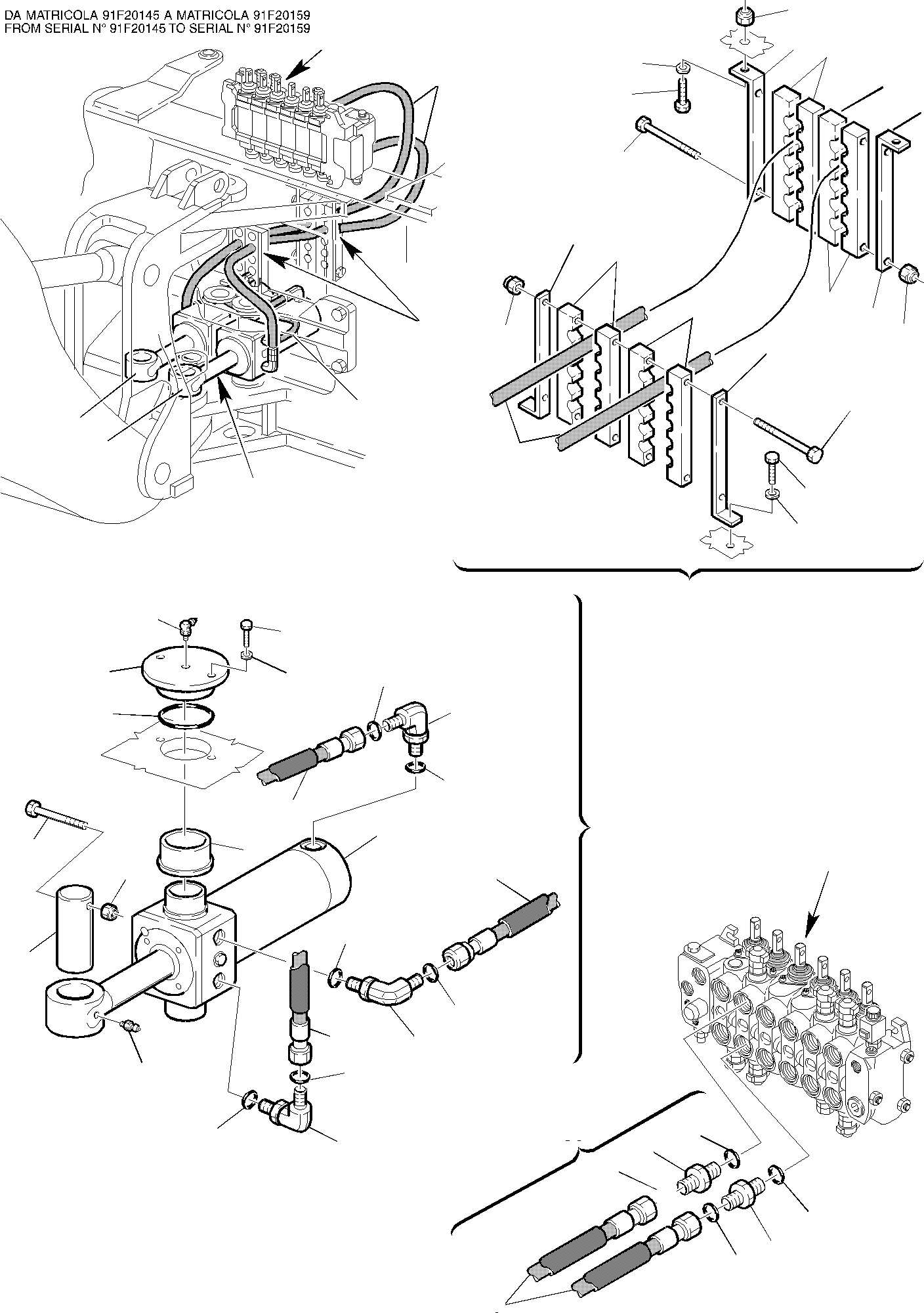 Part 66. HYDRAULIC PIPING (BOOM SWING CYLINDER LINE) [6700]