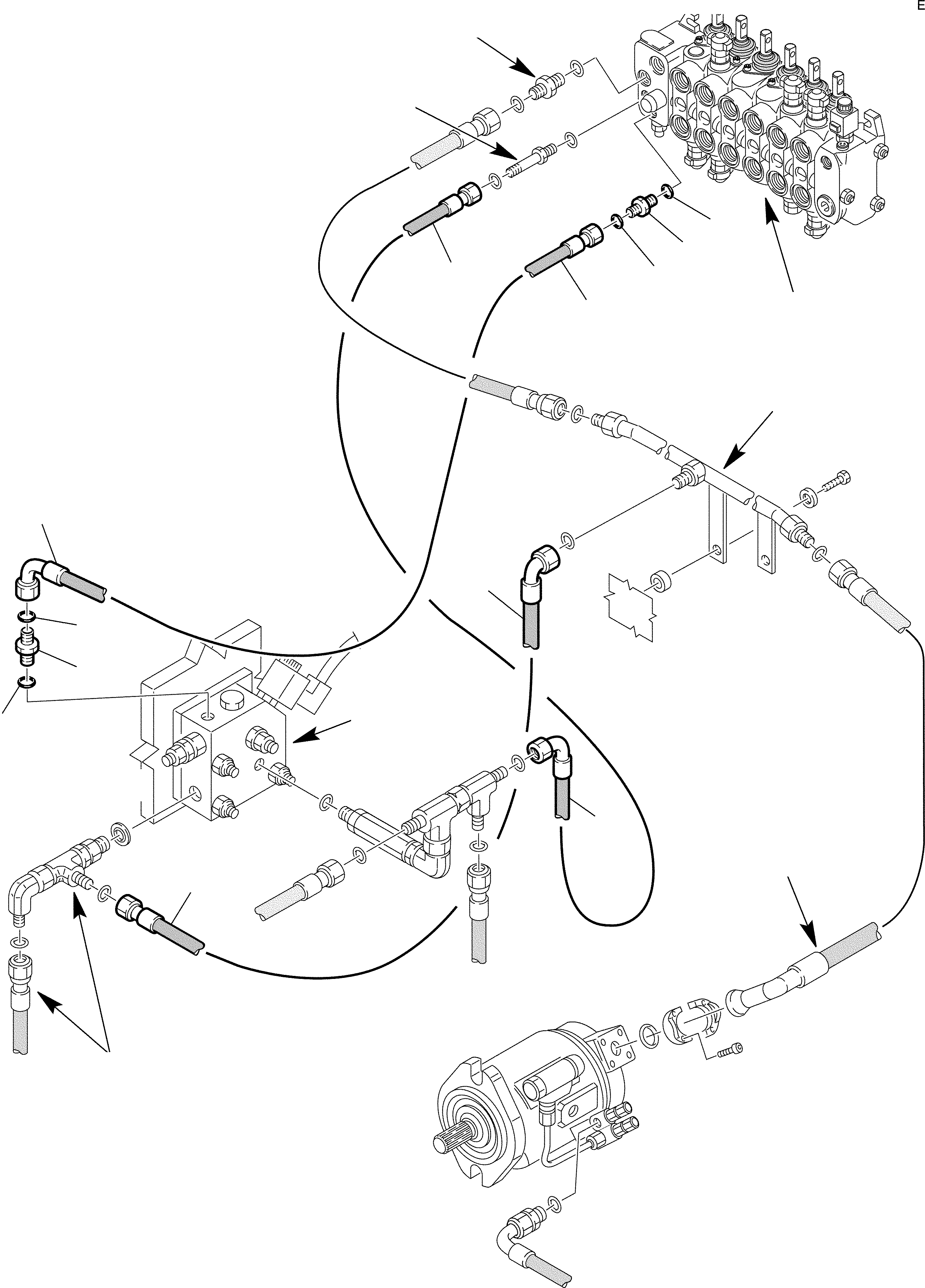 Part 107. HAMMER HYDRAULIC PIPING WITH VALVE (2/3) [6950]