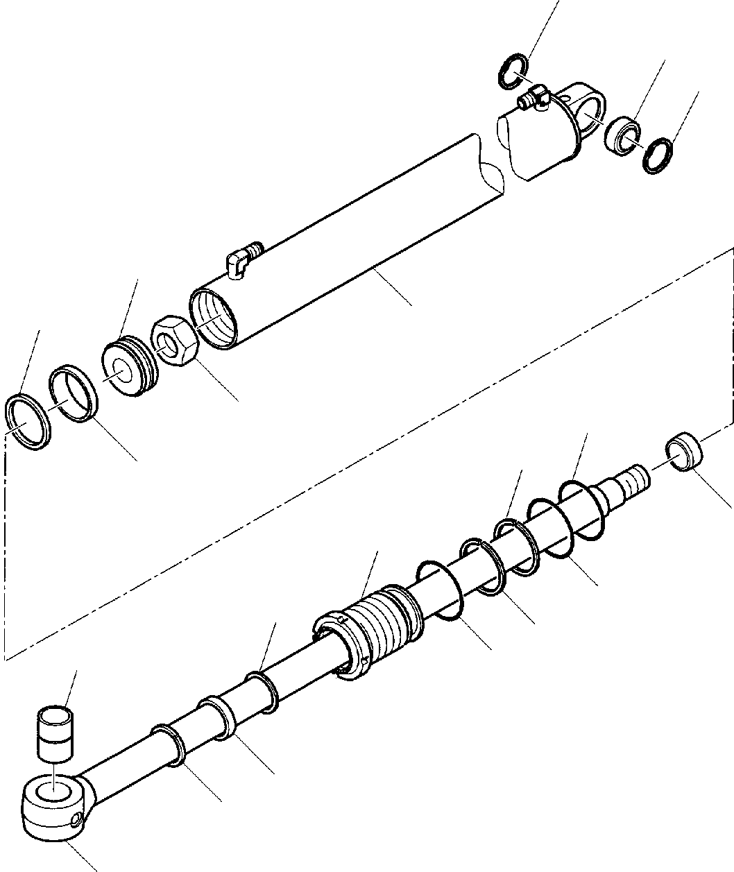 Part 27. ARM CYLINDER (FOR SIDE DIGGING BOOM) [7215]