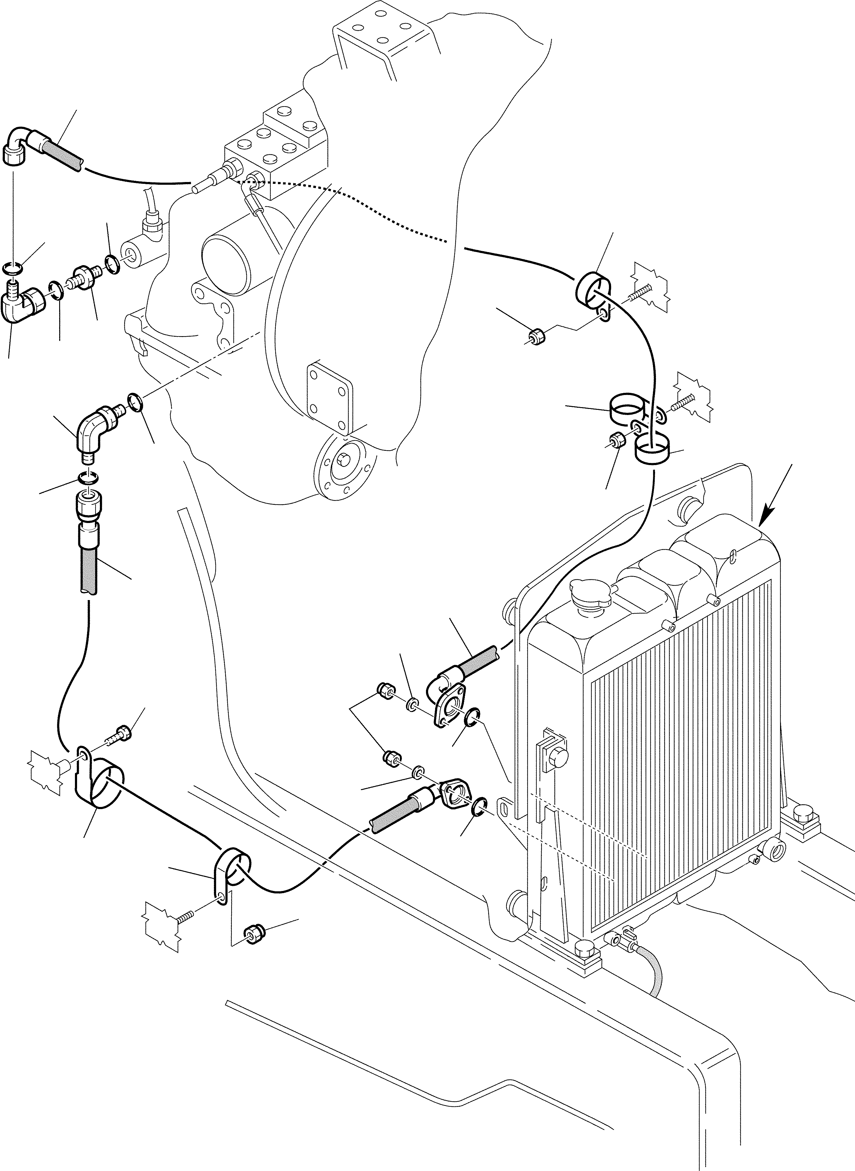 Part 48. HYDRAULIC PIPING (TRANSMISSION COOLING LINE) [3500]