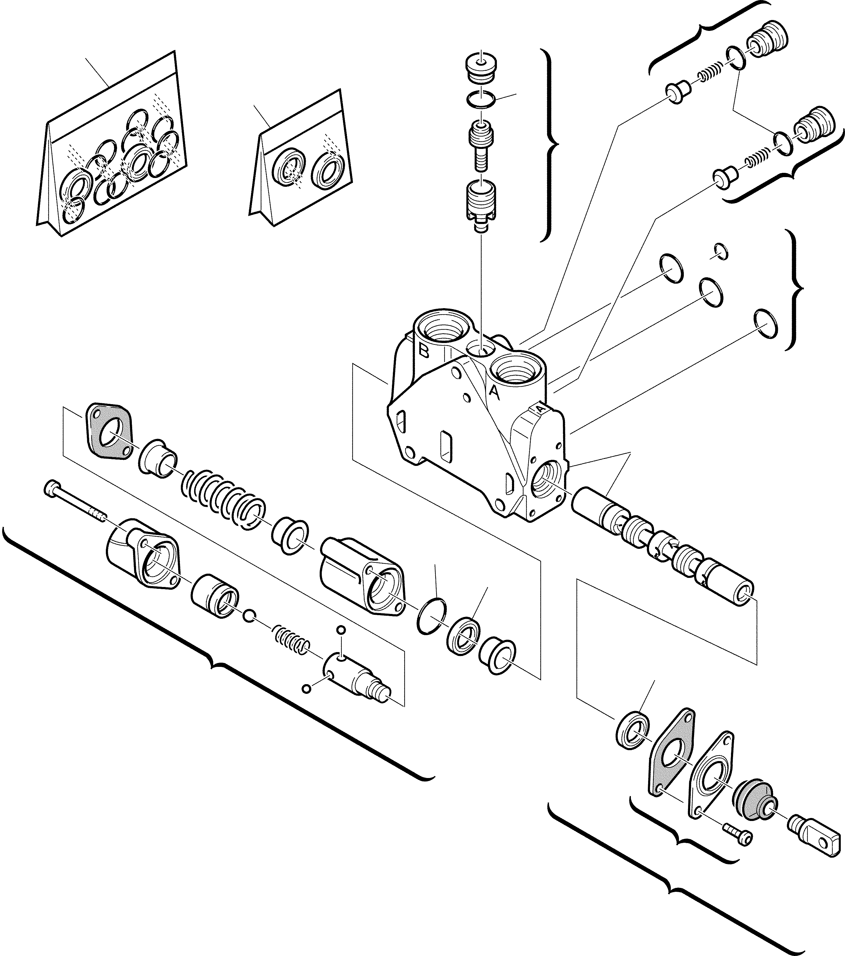 Part 15. SHOVEL CONTROL VALVE (FOR BUCKET 4 IN 1) (3/5) [6150]